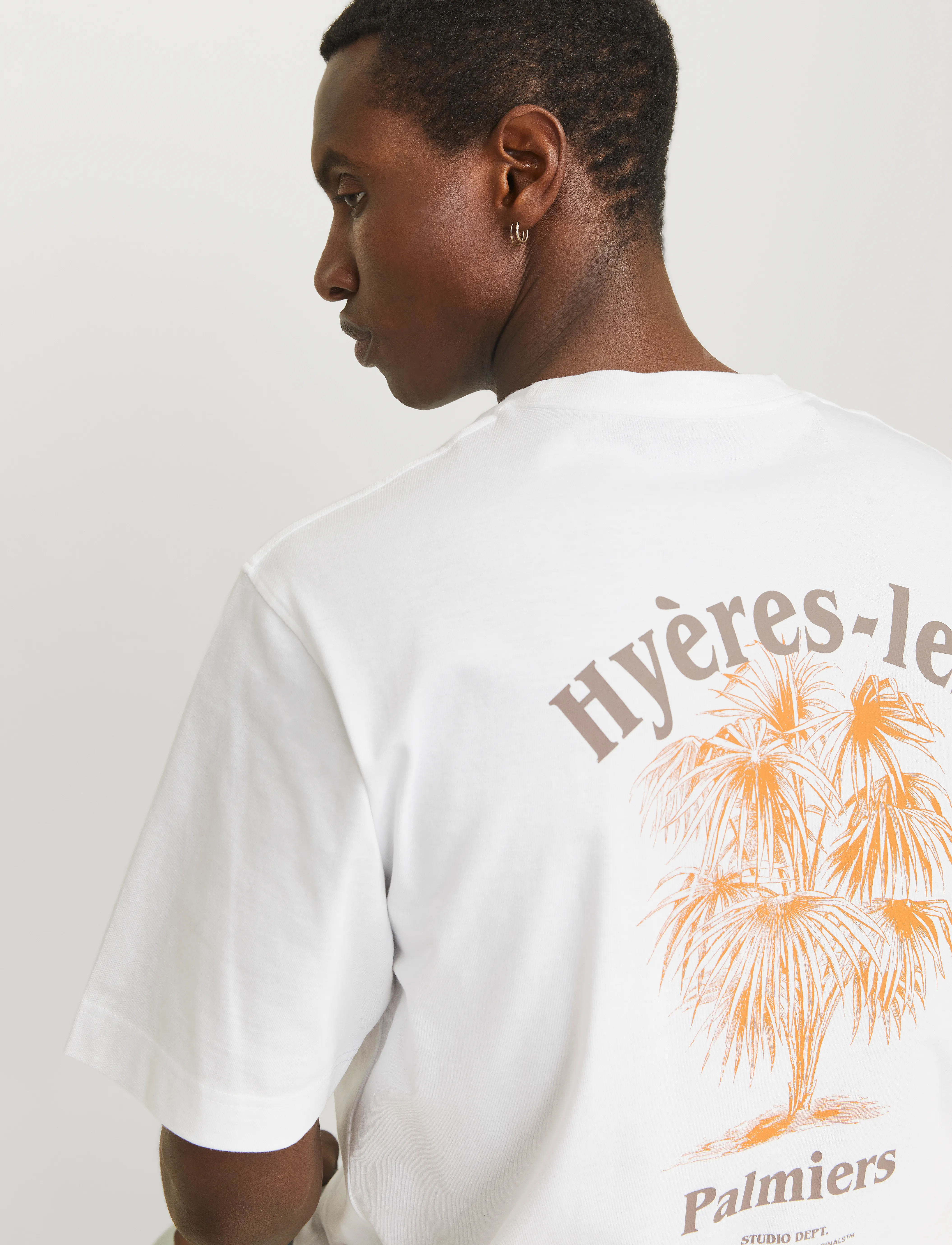 Jack & Jones - JORPAROS EASTER SKETCH TEE SS CREW N LN - kurzärmelig - bright white - 4