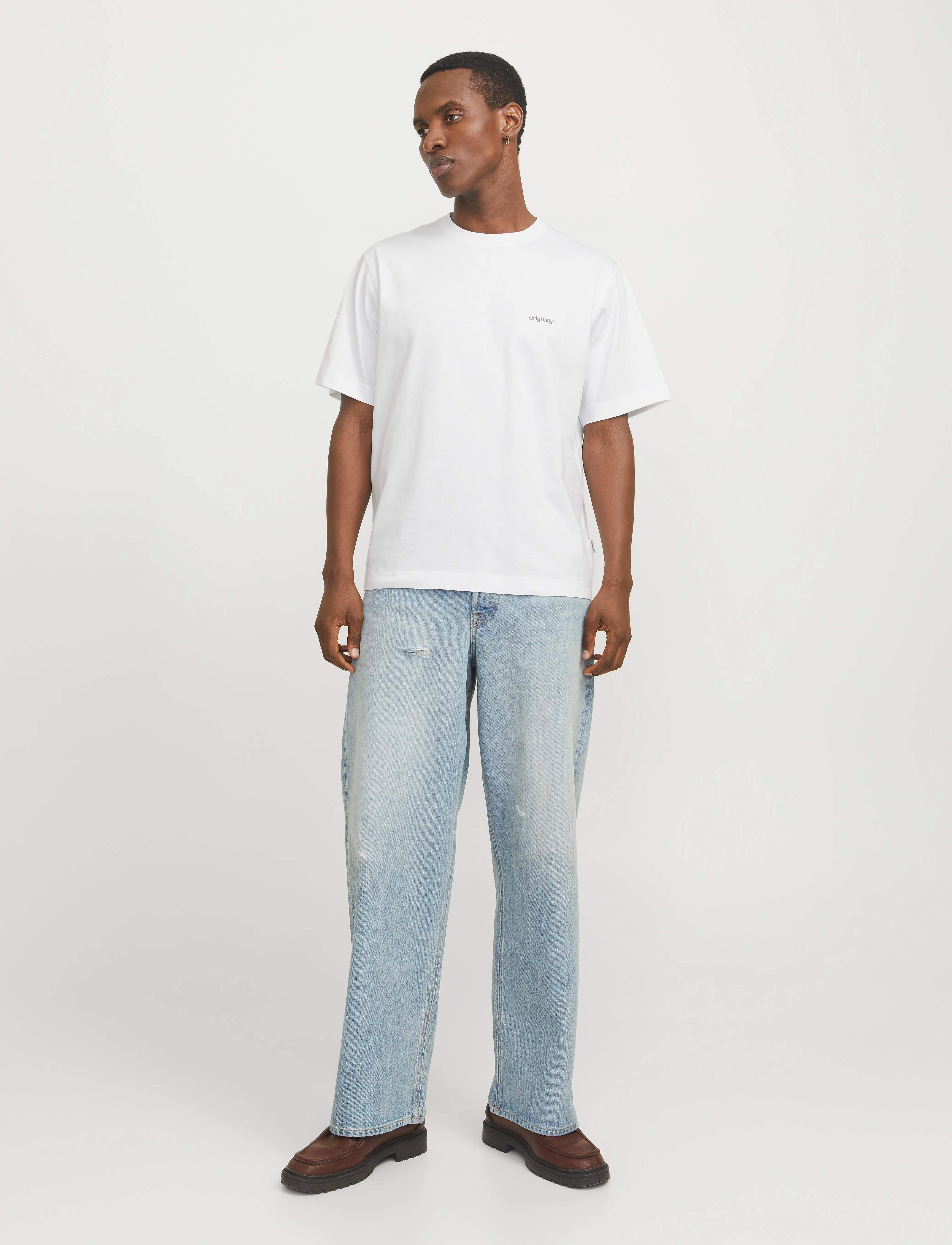 Jack & Jones - JORPAROS EASTER SKETCH TEE SS CREW N LN - kurzärmelig - bright white - 5