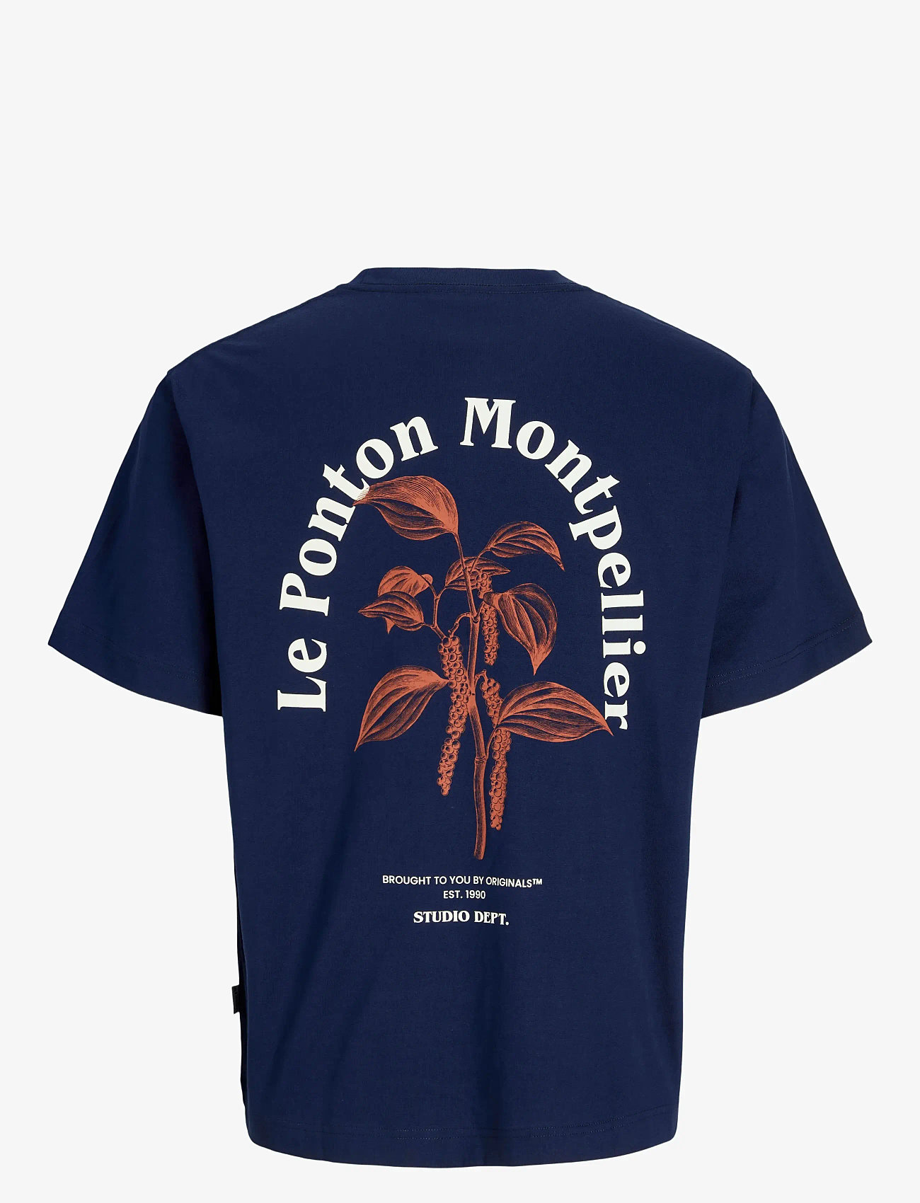 Jack & Jones - JORPAROS EASTER SKETCH TEE SS CREW N LN - korte mouwen - ocean cavern - 1
