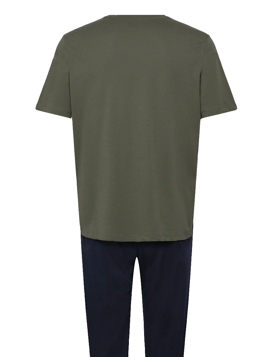 Jack & Jones - JACEVEREST SS TEE AND PANTS SET W - pidžamas tops - beetle - 2
