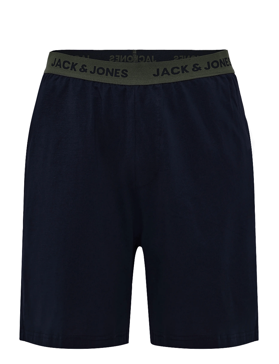 Jack & Jones - JACEVEREST SS TEE AND SHORTS SET W - nattøj sæt - beetle - 3