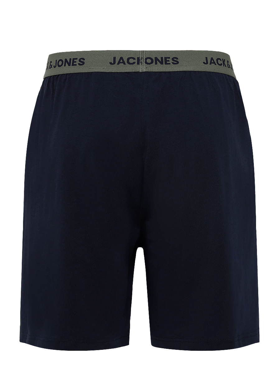 Jack & Jones - JACEVEREST SS TEE AND SHORTS SET W - nattøj sæt - beetle - 4