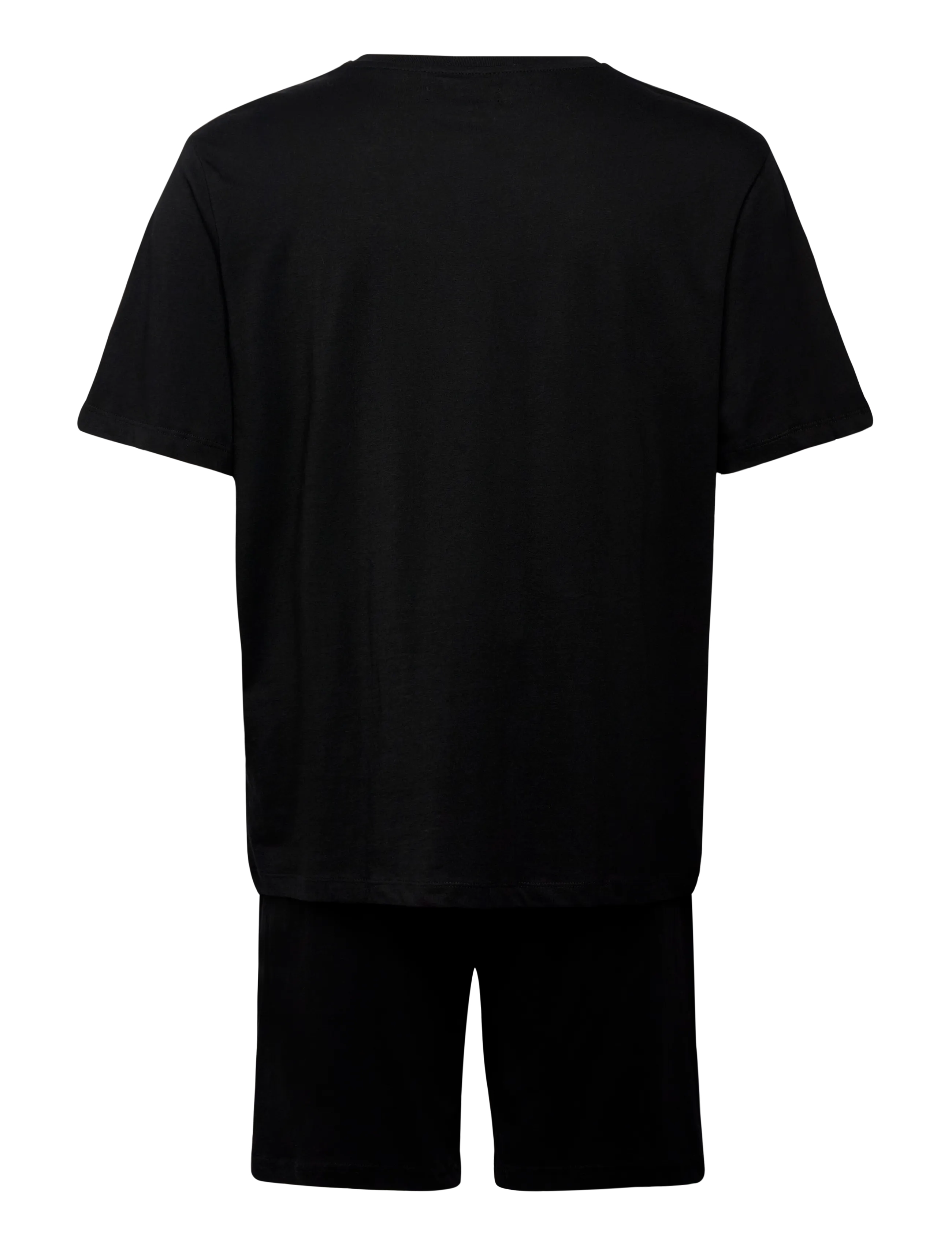 Jack & Jones - JACEVEREST SS TEE AND SHORTS SET W - pyjamasets - black - 1