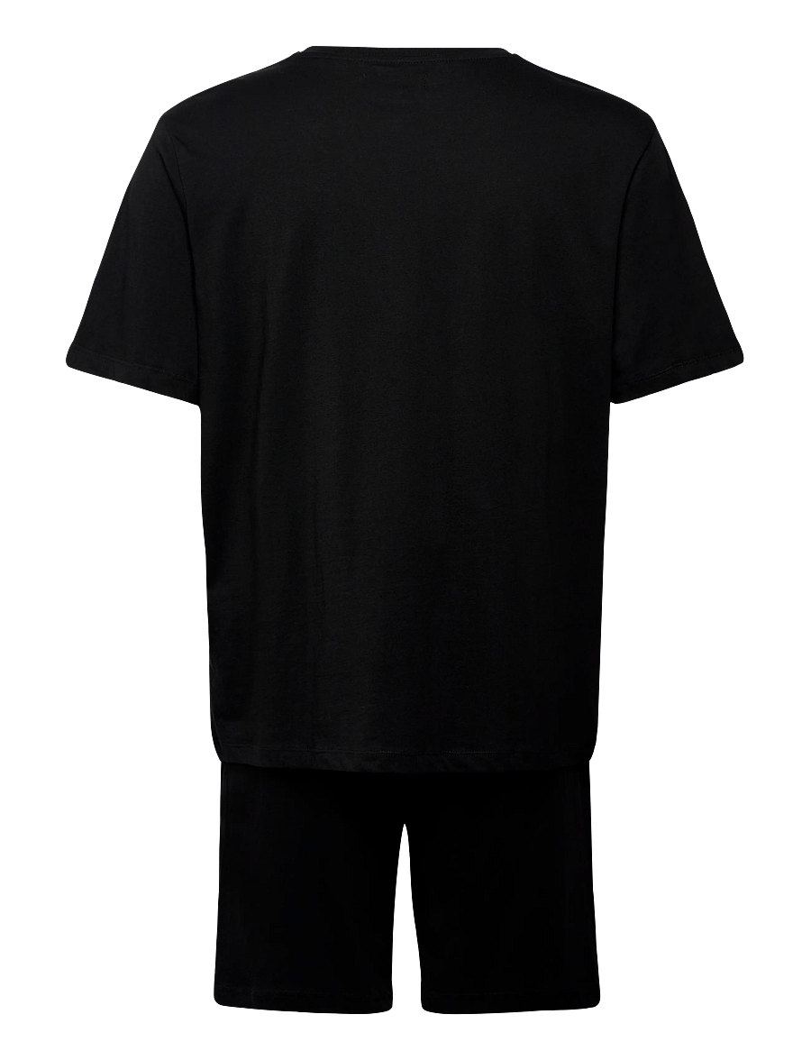 Jack & Jones - JACEVEREST SS TEE AND SHORTS SET W - pyjamasets - black - 1