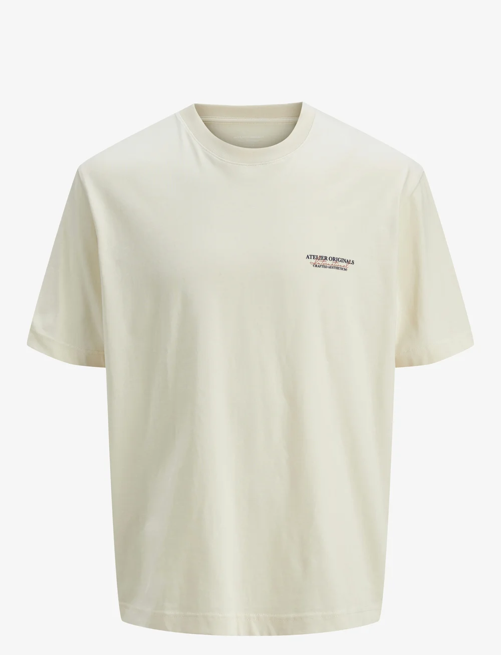 Jack & Jones - JORISLINGTON TYPE TEE SS CREW NECK SN - kurzärmelig - antique white - 1