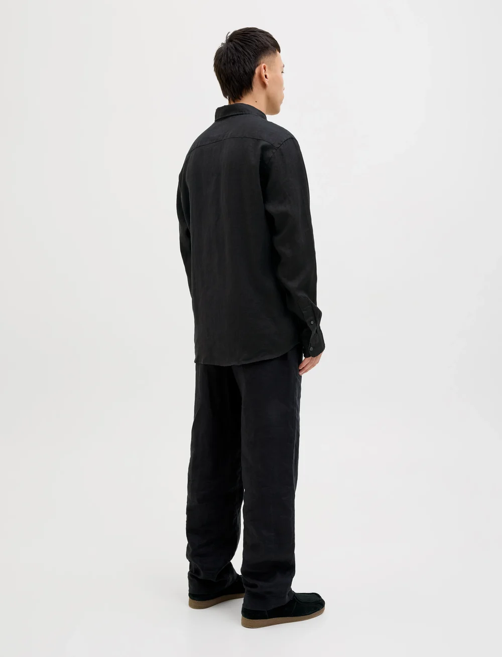 Jack & Jones - JPRCCLAWRENCE LINEN L/S SHIRT SN - leinenhemden - tap shoe - 2