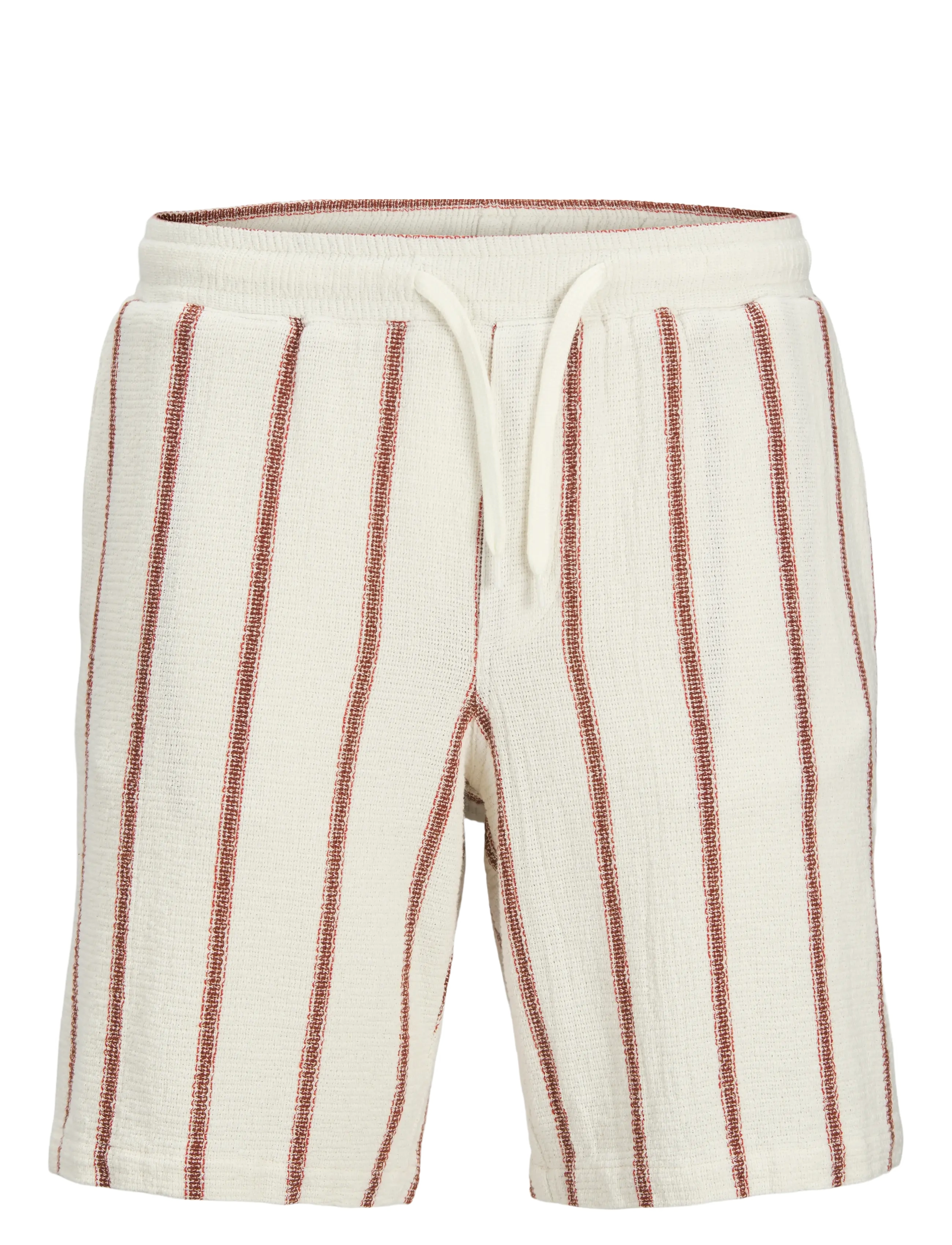 Jack & Jones JPSTJAIDEN COBA STRIPE JOG SHORTS REG LN - Casual shorts - ARABIAN SPICE / beige