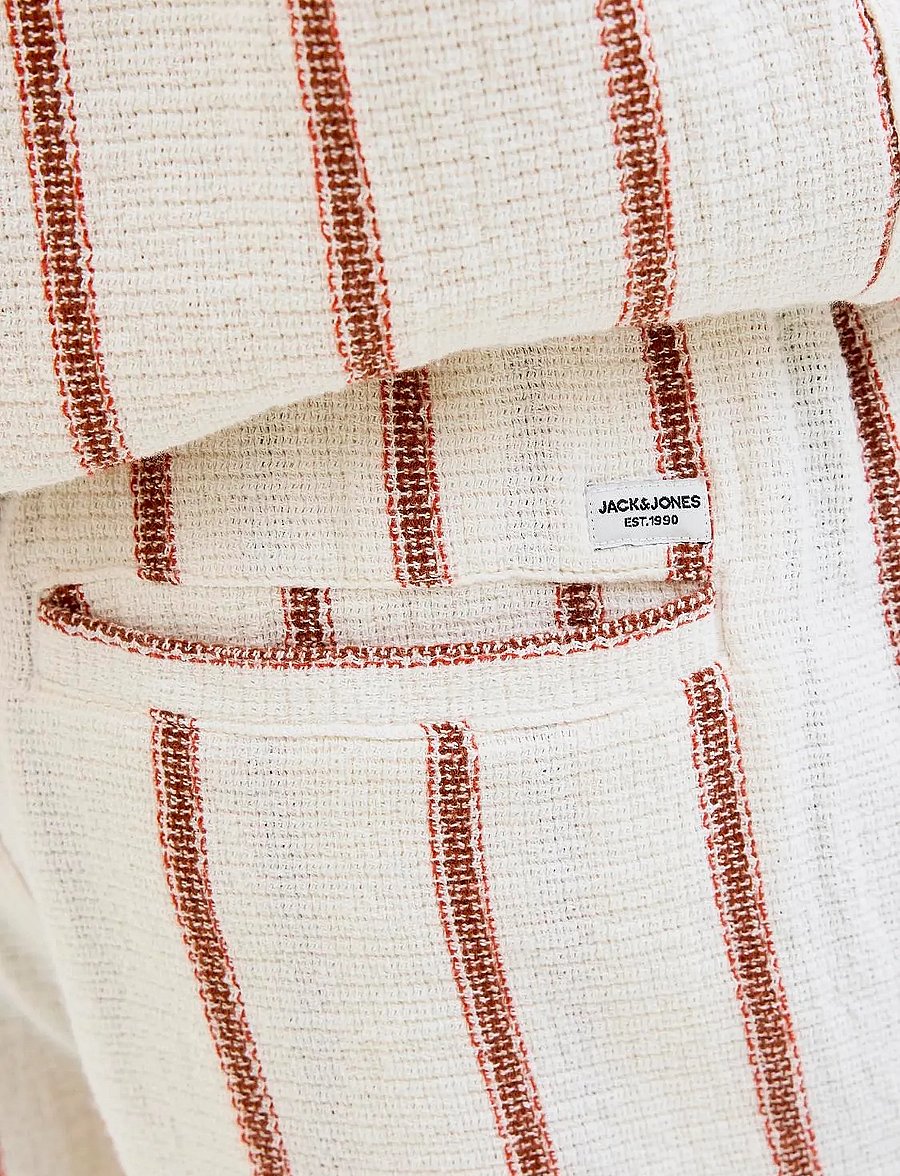 Jack & Jones - JPSTJAIDEN COBA STRIPE JOG SHORTS REG LN - casual shorts - arabian spice - 5