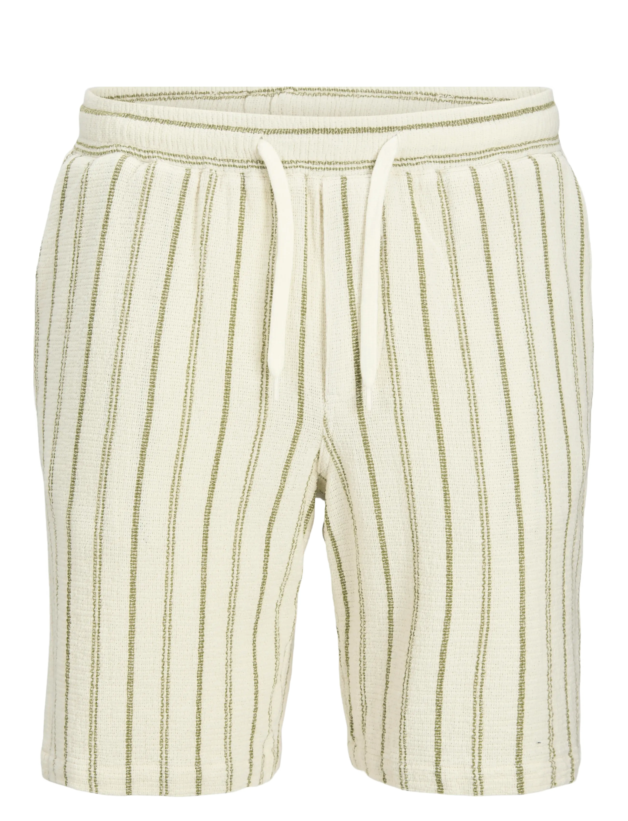 JACK & JONES Jpstjaiden Coba Stripe Jog Kurz Srt Sn Cream - S - Herren