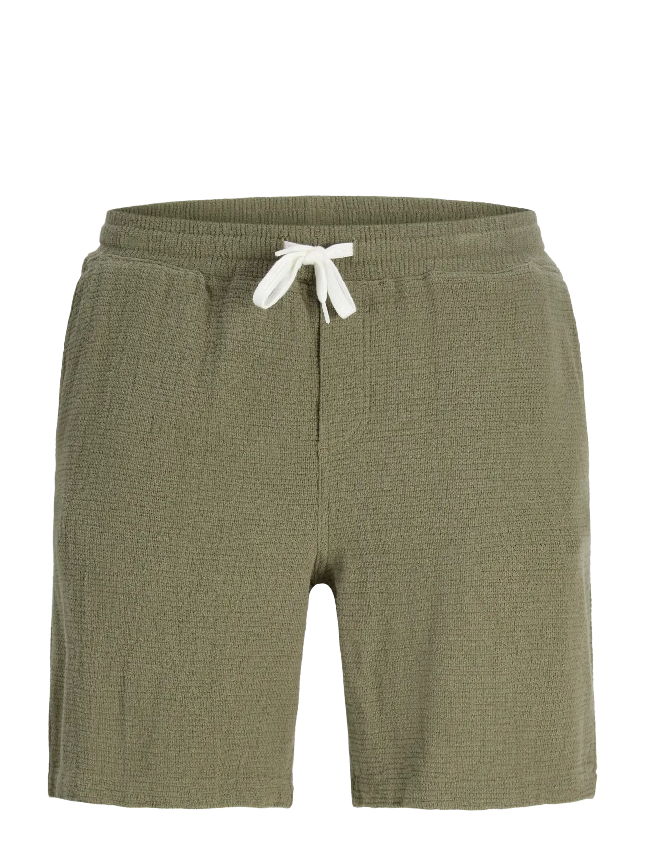 Jack & Jones JPSTJAIDEN COBA STRIPE JOG SHORTS REG LN - Shorts - DUSKY GREEN / khaki/green