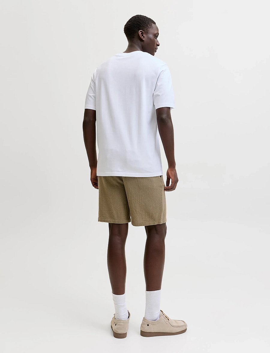 Jack & Jones - JPSTJAIDEN COBA STRIPE JOG SHORTS REG LN - casual shorts - dusky green - 3