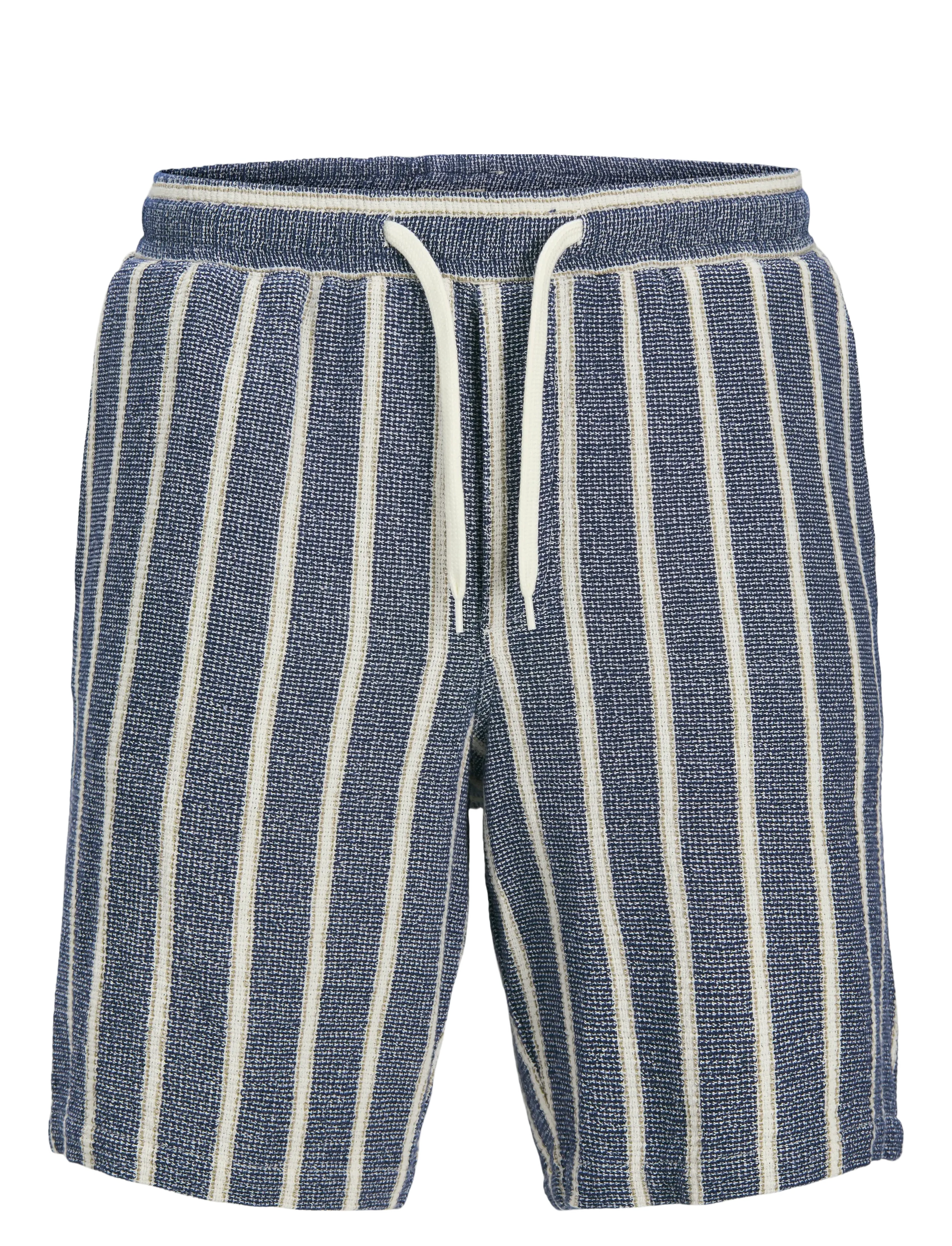 Jack & Jones JPSTJAIDEN COBA STRIPE JOG SHORTS REG SN - Tøj - OCEAN CAVERN / blue