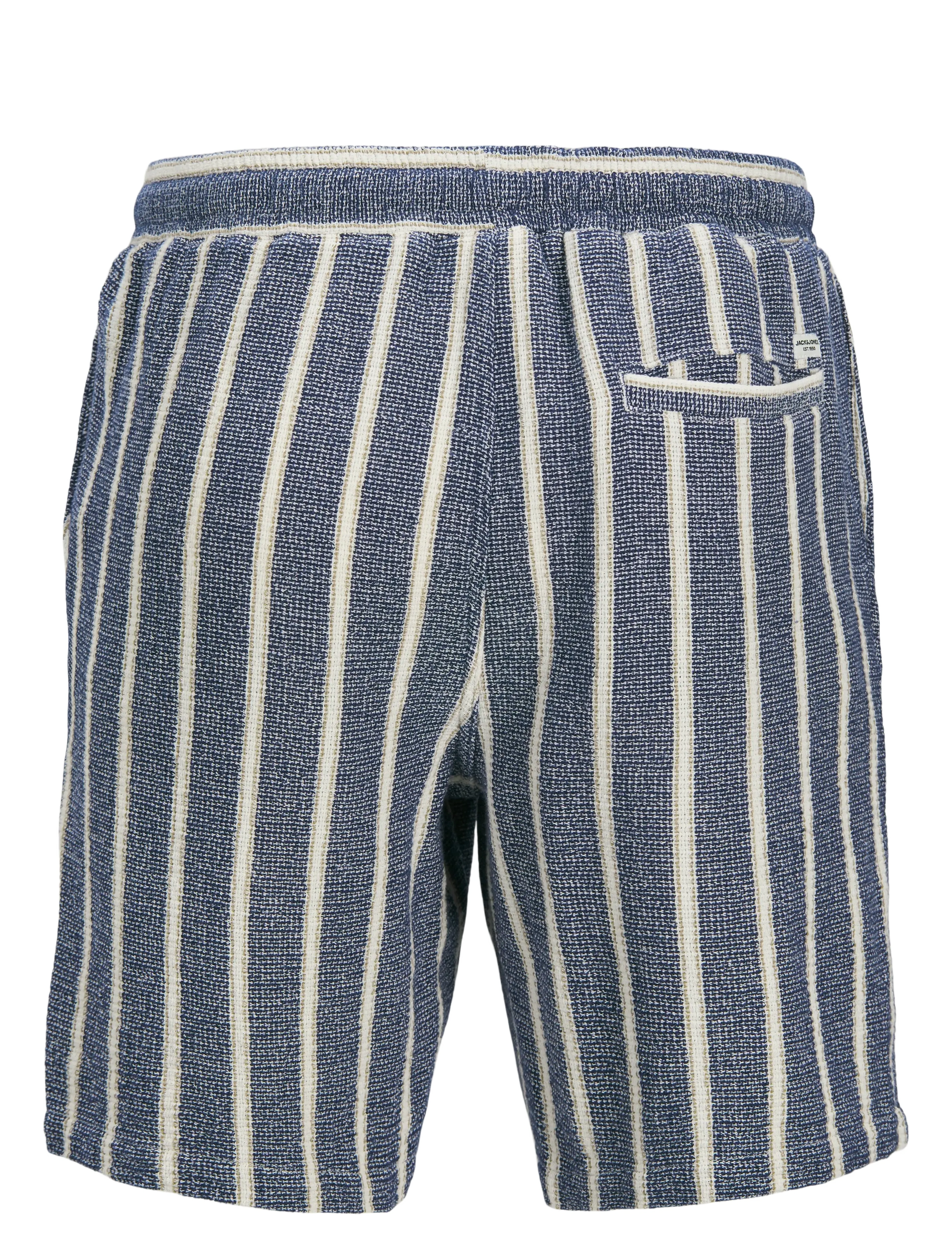 Jack & Jones - JPSTJAIDEN COBA STRIPE JOG SHORTS REG LN - casual shorts - ocean cavern - 2