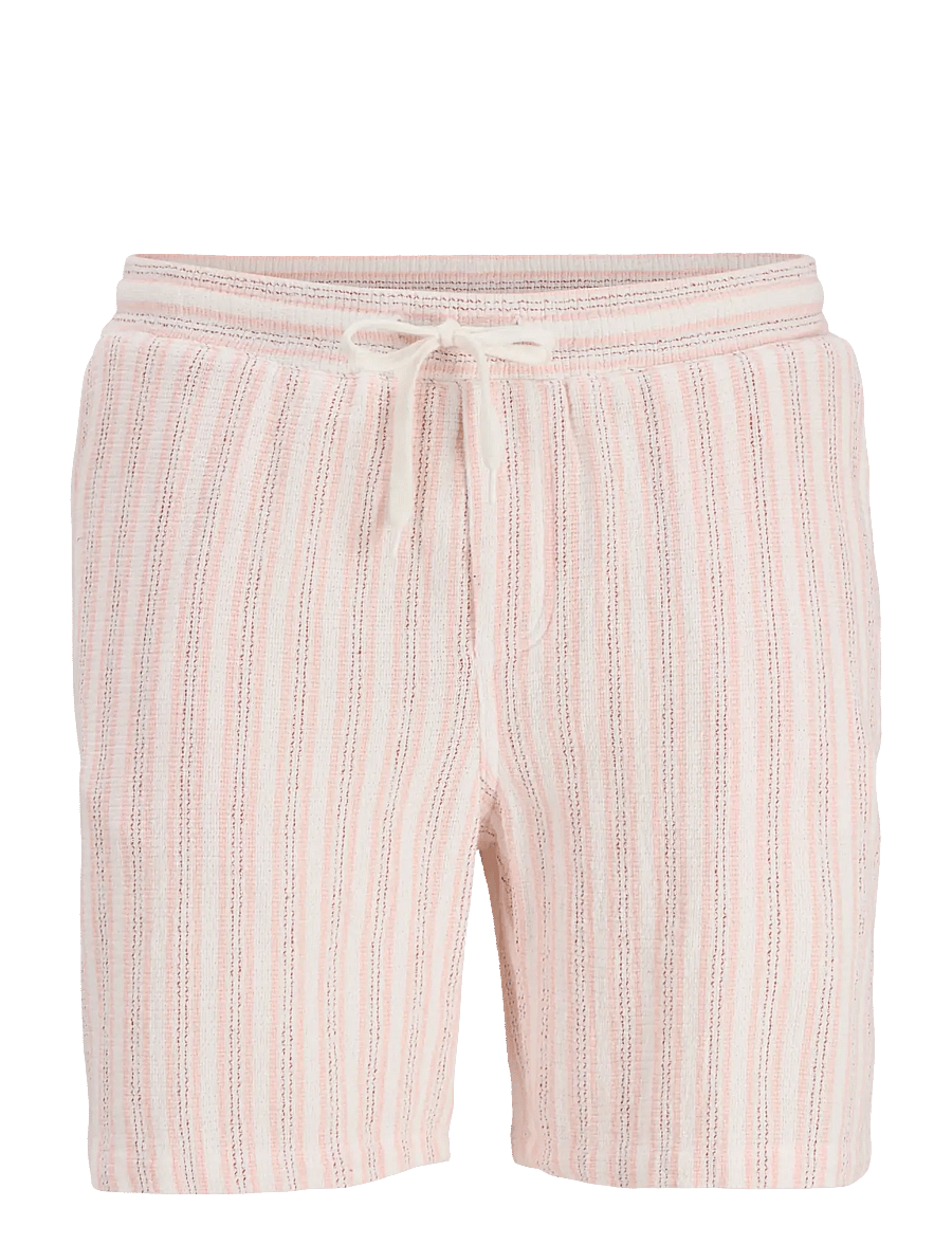 Jack & Jones - JPSTJAIDEN COBA STRIPE JOG SHORTS REG LN - short décontracté - peach melba - 1