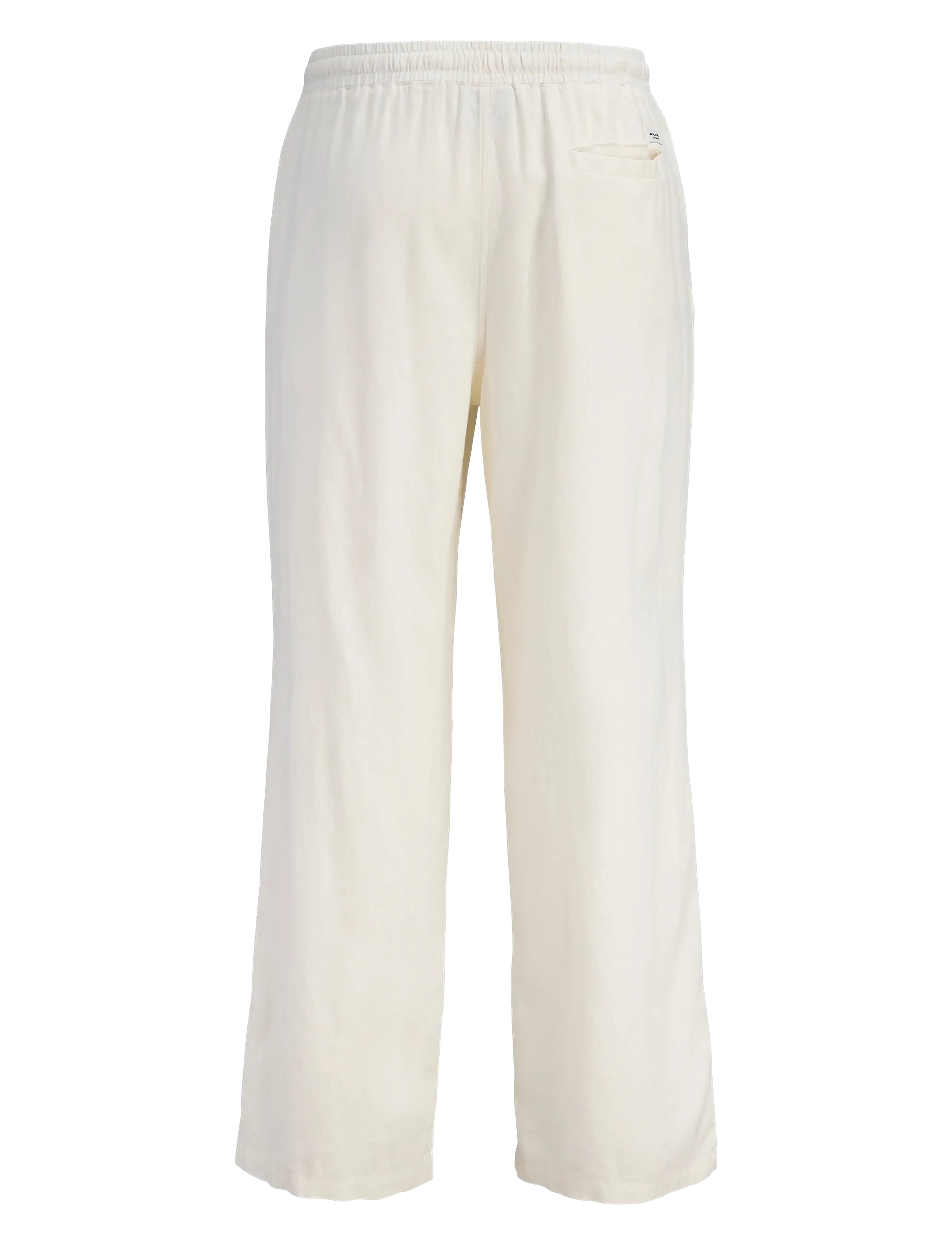 Jack & Jones - JPSTBILL PAROS JOGGER PANT - linnen broeken - antique white - 2