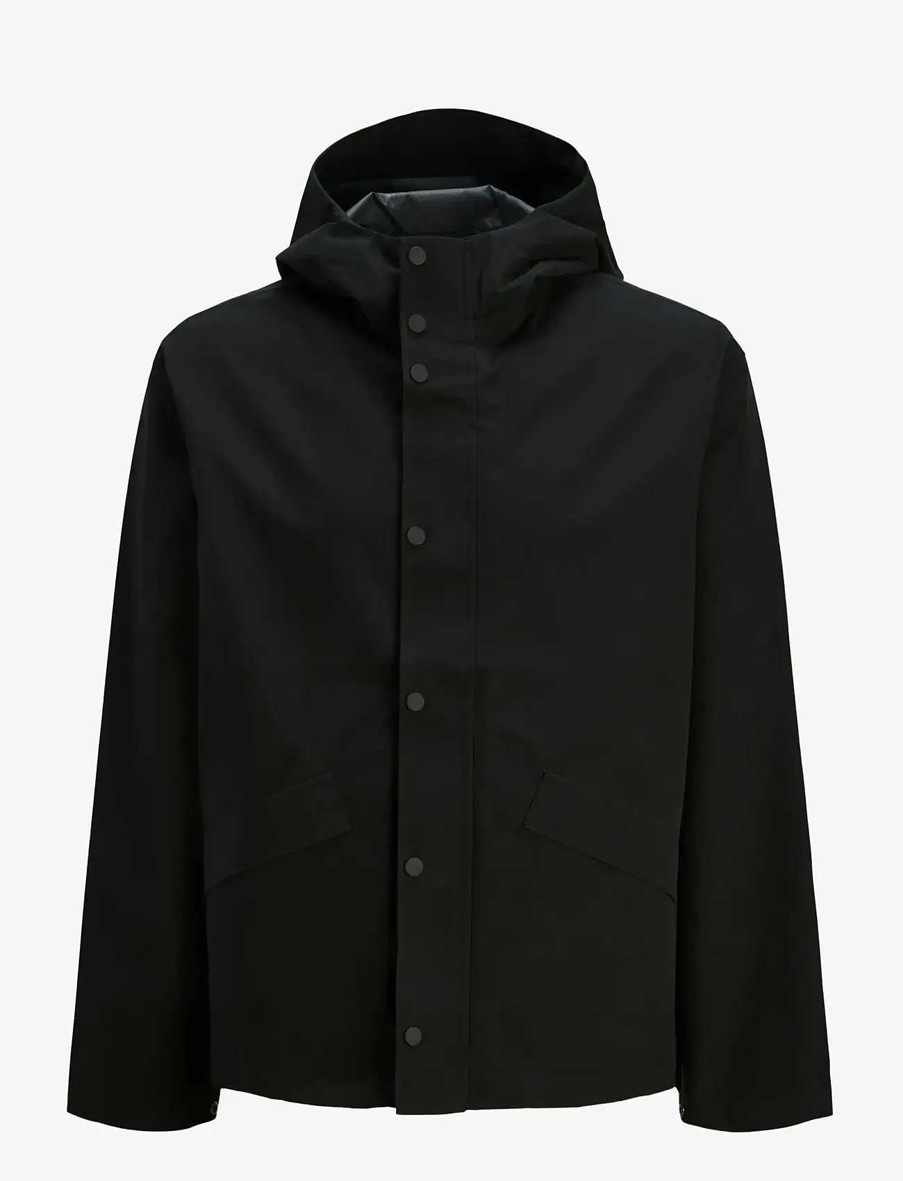 Jack & Jones - JPRBLAREAGAN CLEAN TECH RAIN JACKET - jacken - black - 0
