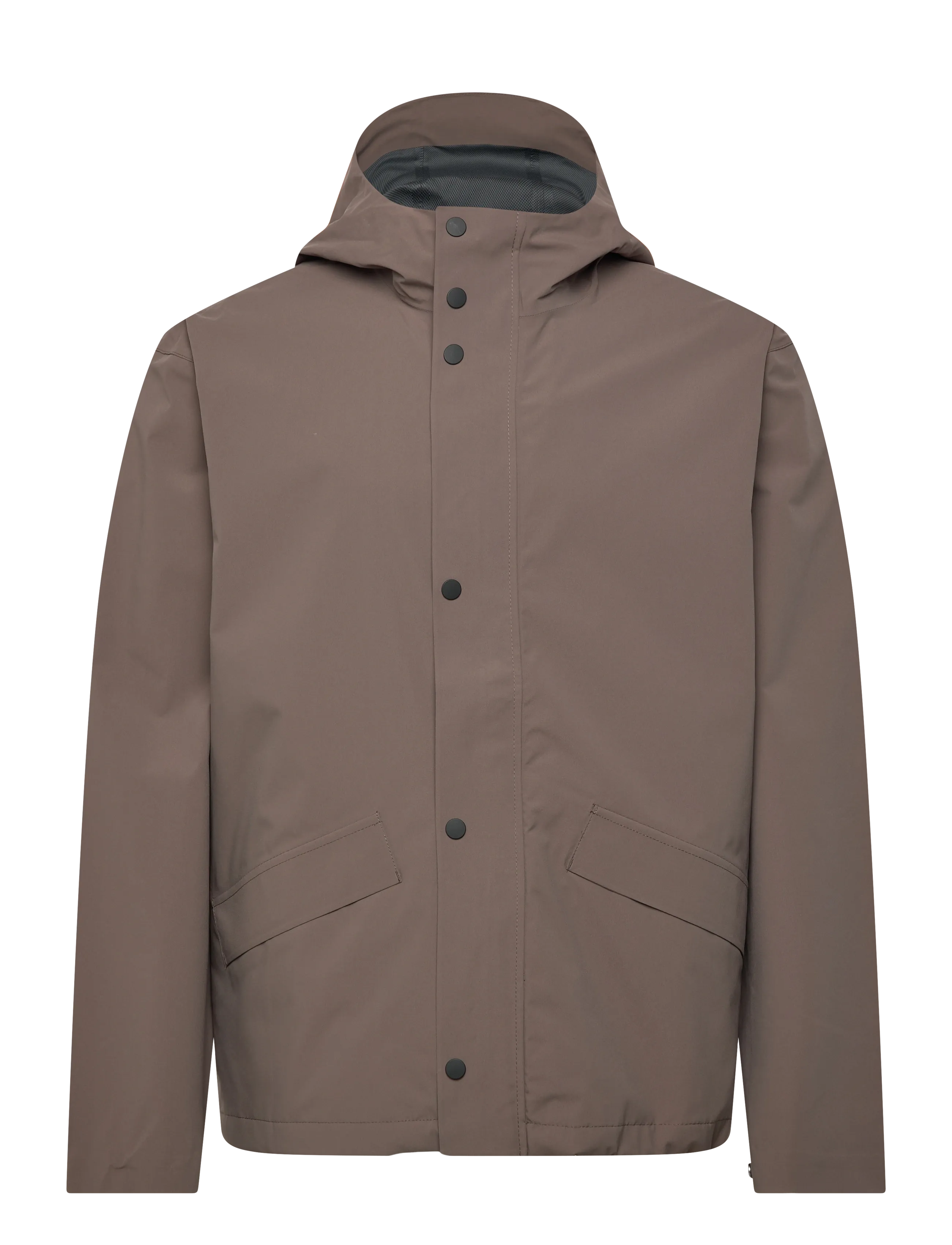 Jack & Jones JPRBLAREAGAN CLEAN TECH RAIN JACKET - Riided - MOREL / brown