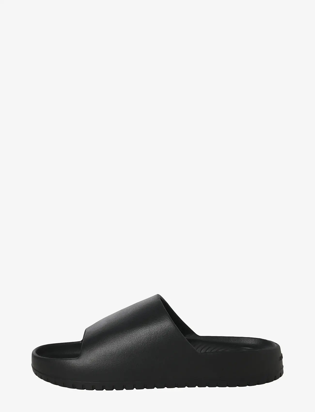 Jack & Jones - JFWRIPPLE MOULDED SLIDER LN - badesandaler - anthracite - 1