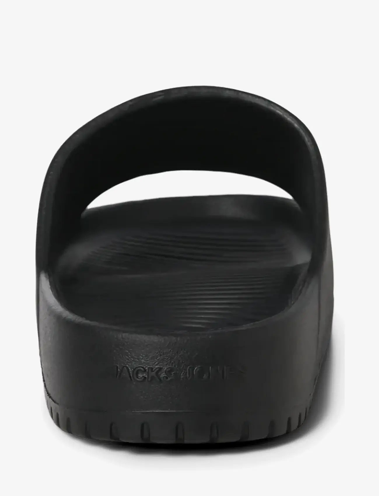Jack & Jones - JFWRIPPLE MOULDED SLIDER LN - badesandaler - anthracite - 3