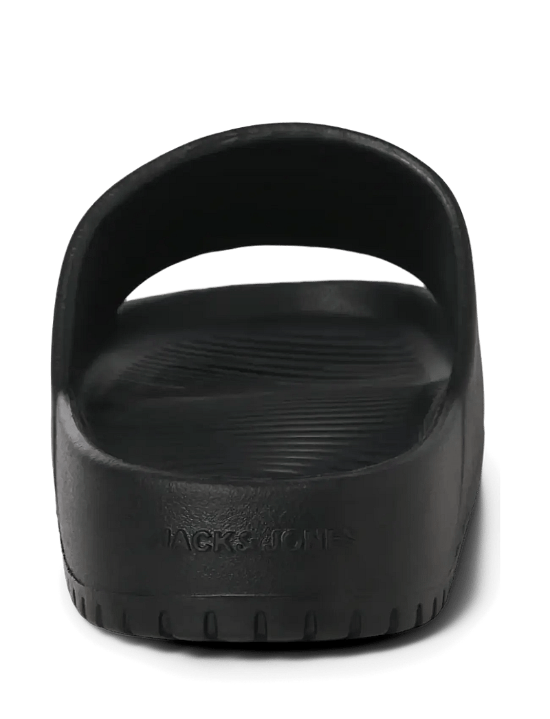 Jack & Jones - JFWRIPPLE MOULDED SLIDER LN - badesandaler - anthracite - 3