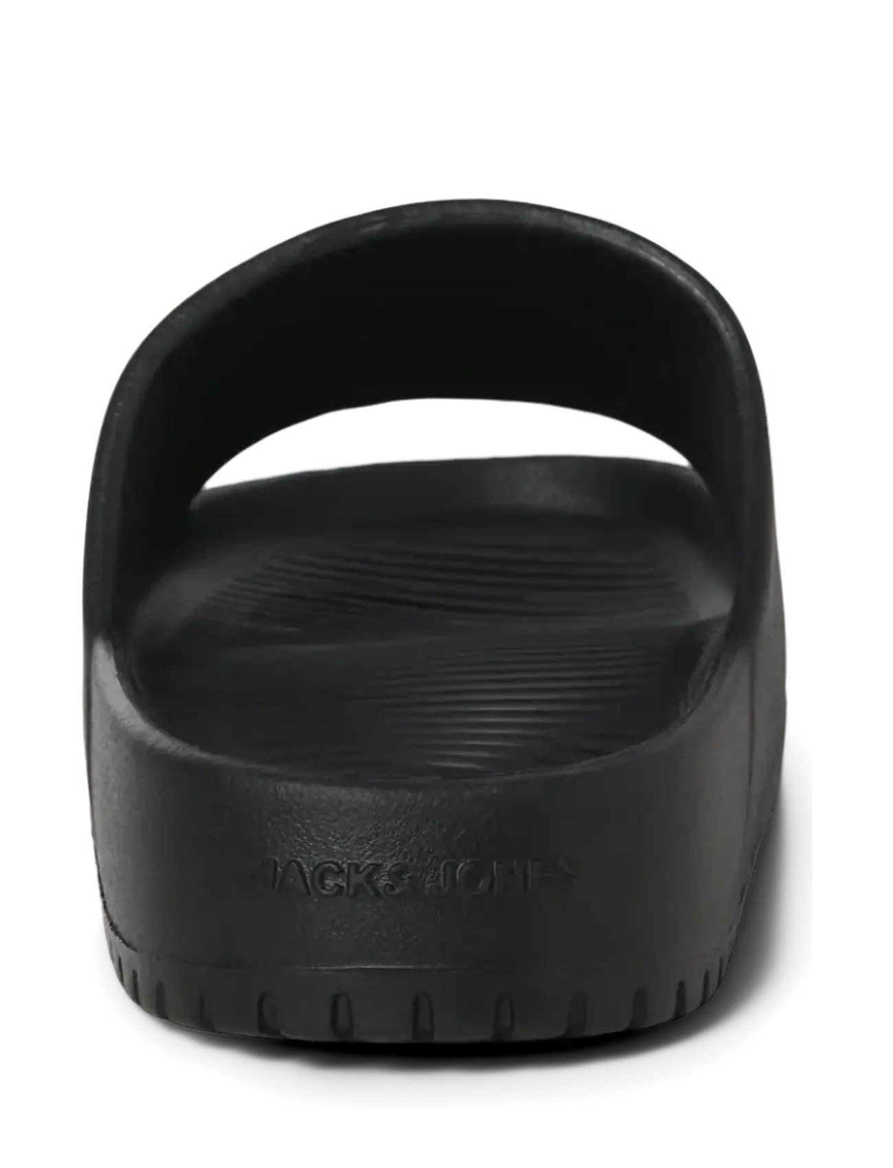 Jack & Jones - JFWRIPPLE MOULDED SLIDER LN - badesandaler - anthracite - 3