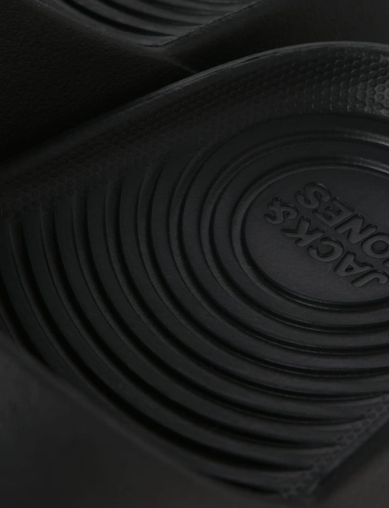 Jack & Jones - JFWRIPPLE MOULDED SLIDER LN - badesandaler - anthracite - 5