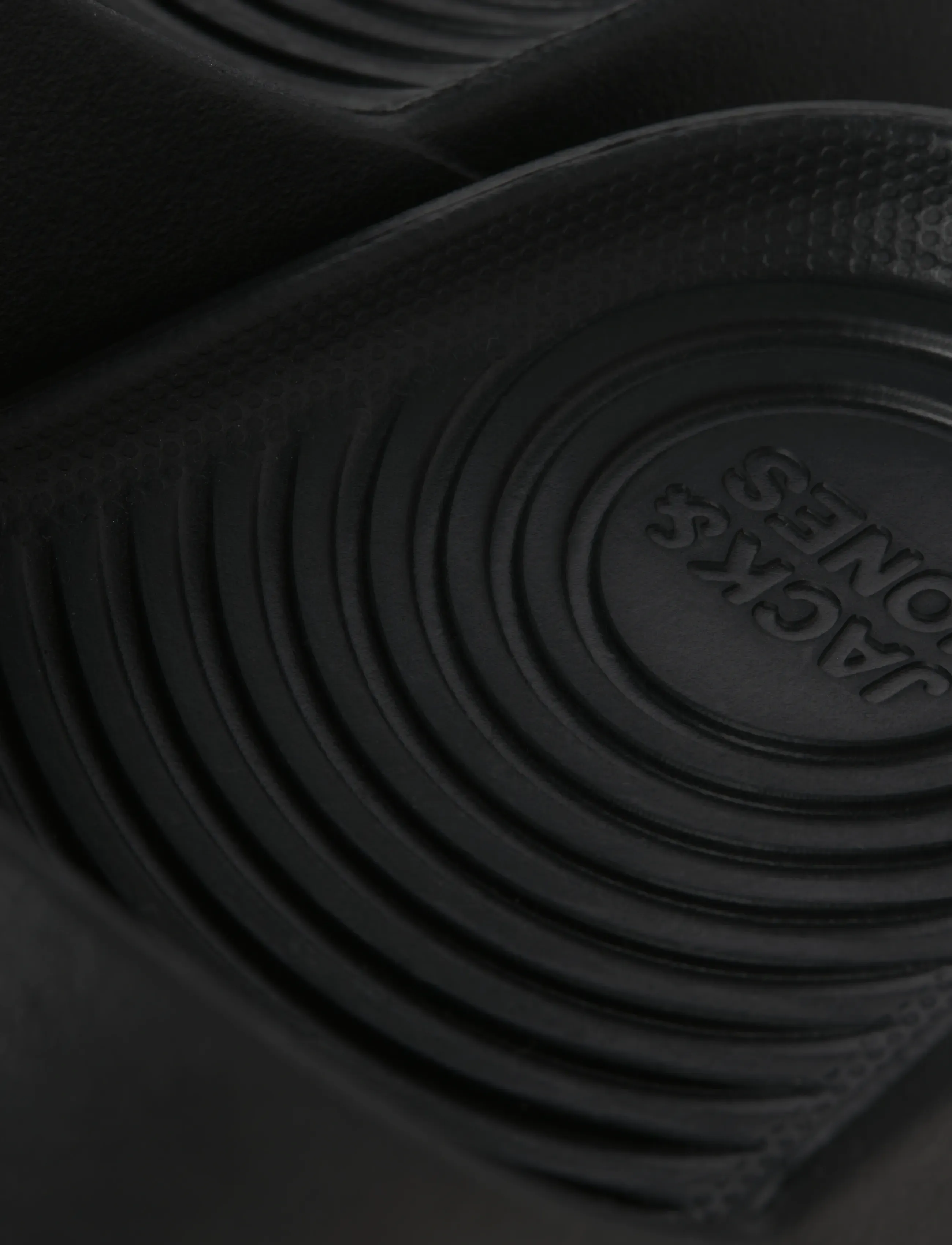 Jack & Jones - JFWRIPPLE MOULDED SLIDER LN - badesandaler - anthracite - 5