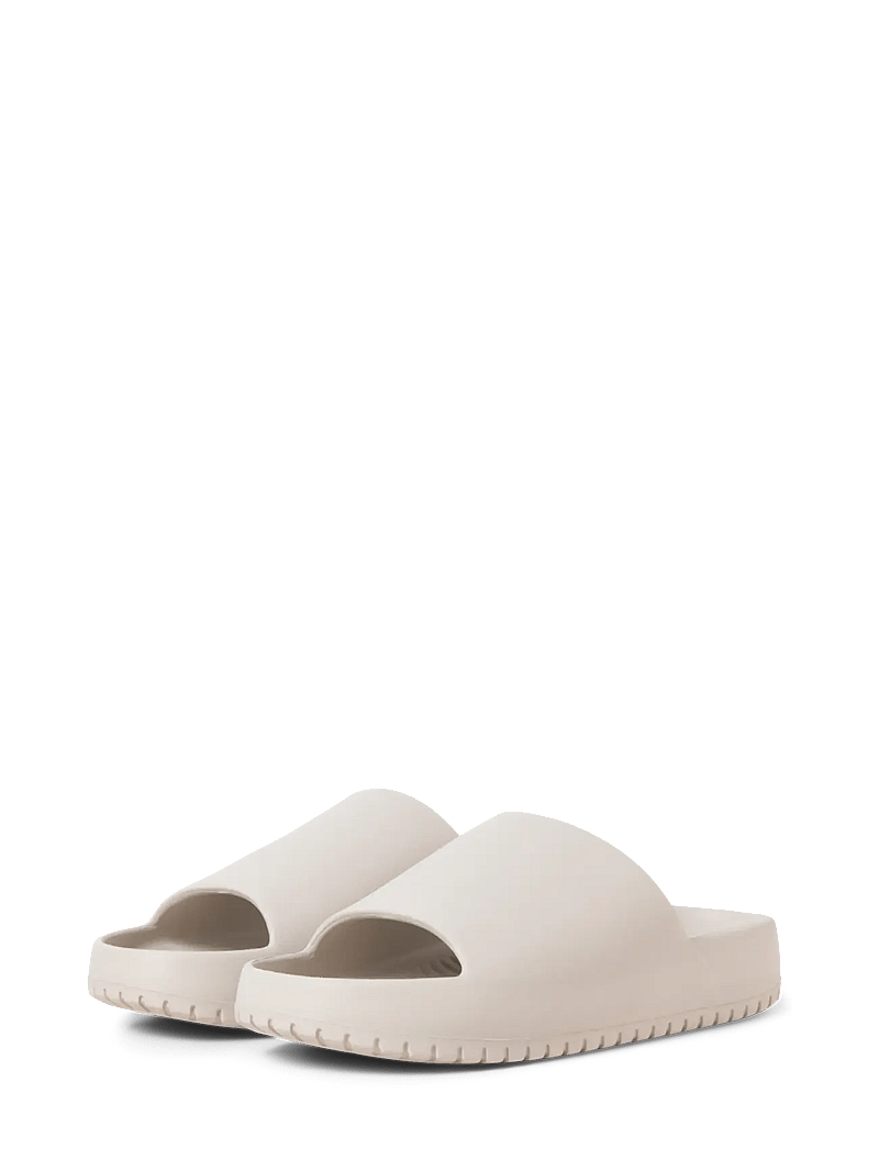 Jack & Jones - JFWRIPPLE MOULDED SLIDER LN - badesandaler - moonbeam - 4