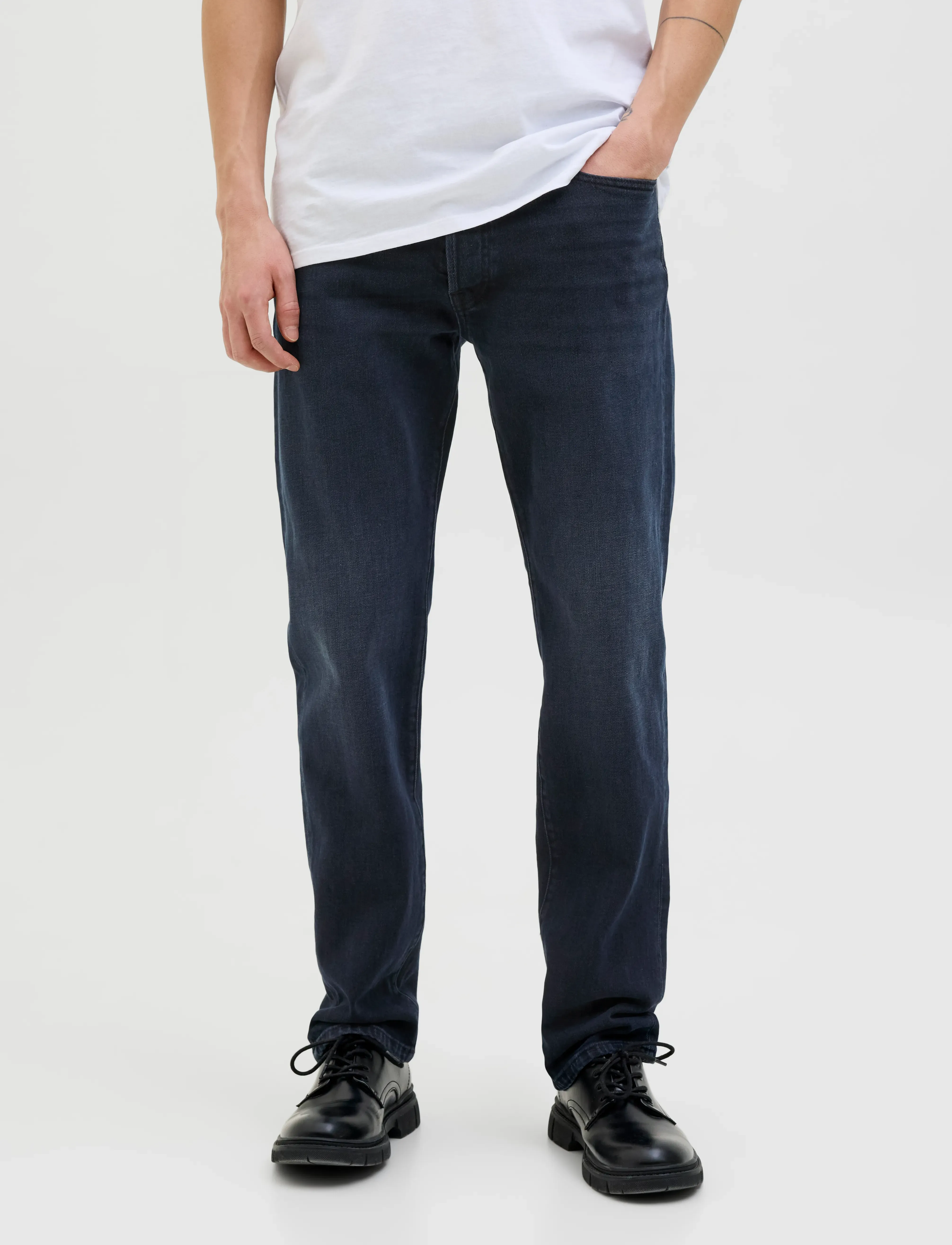 Jack & Jones JJICLARK JJPREMIUM JJ 396 NOOS - Kollektionen - BLACK DENIM / black