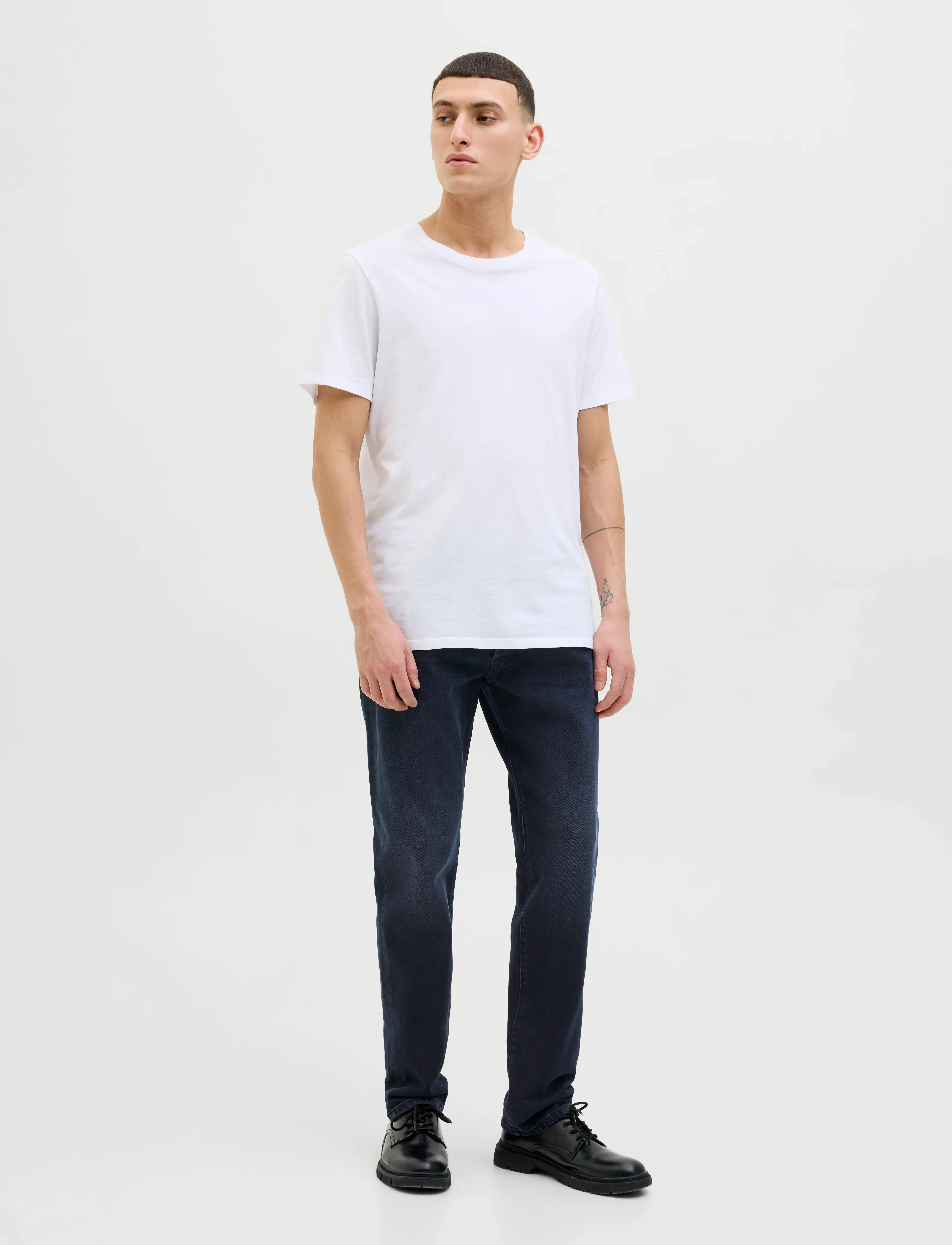Jack & Jones JJICLARK JJPREMIUM JJ 396 NOOS - Streetstyle - BLACK DENIM / black