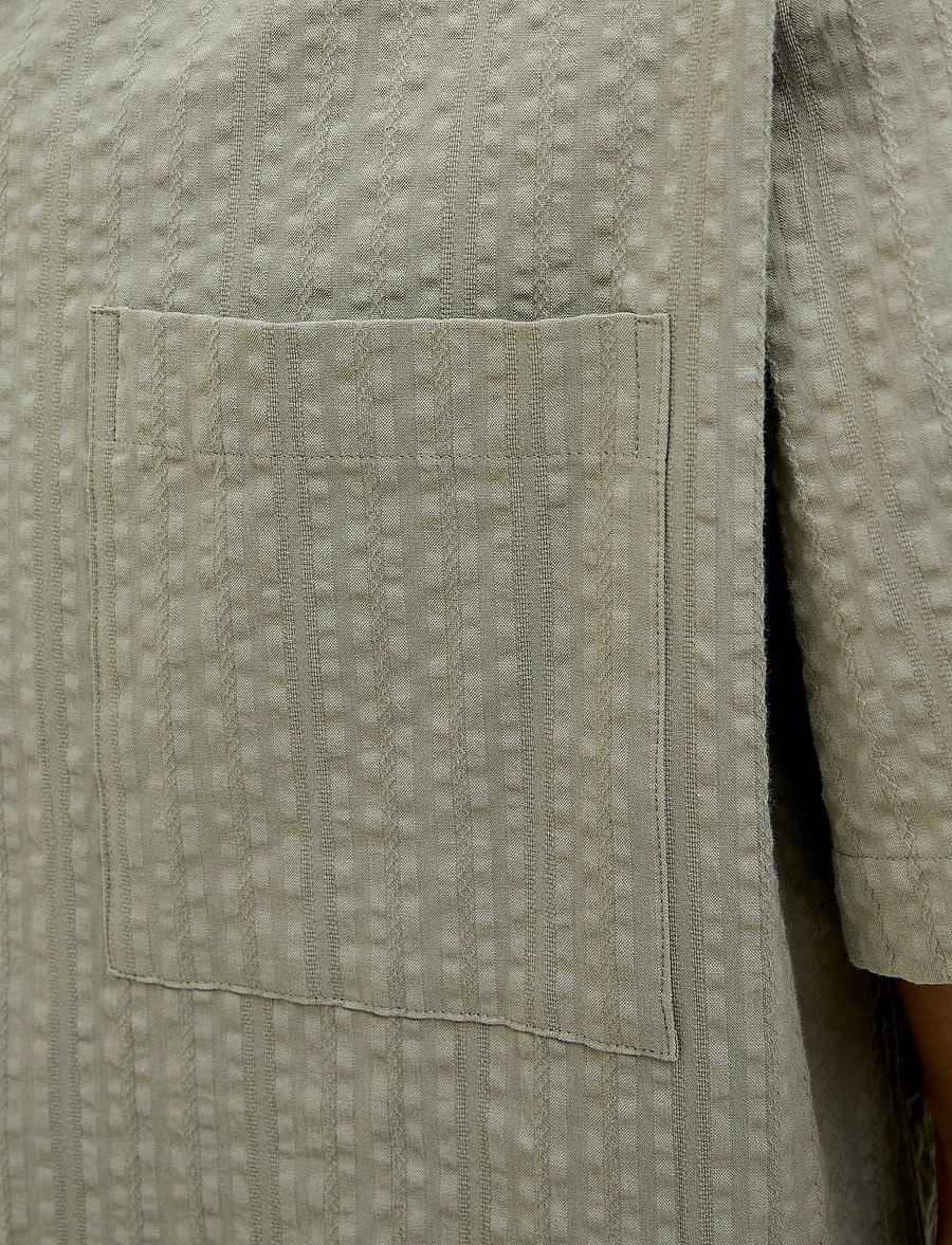 Jack & Jones - JPRCCEASTON SEERSUCKER S/S SHIRT LN - leinenhemden - vetiver - 3