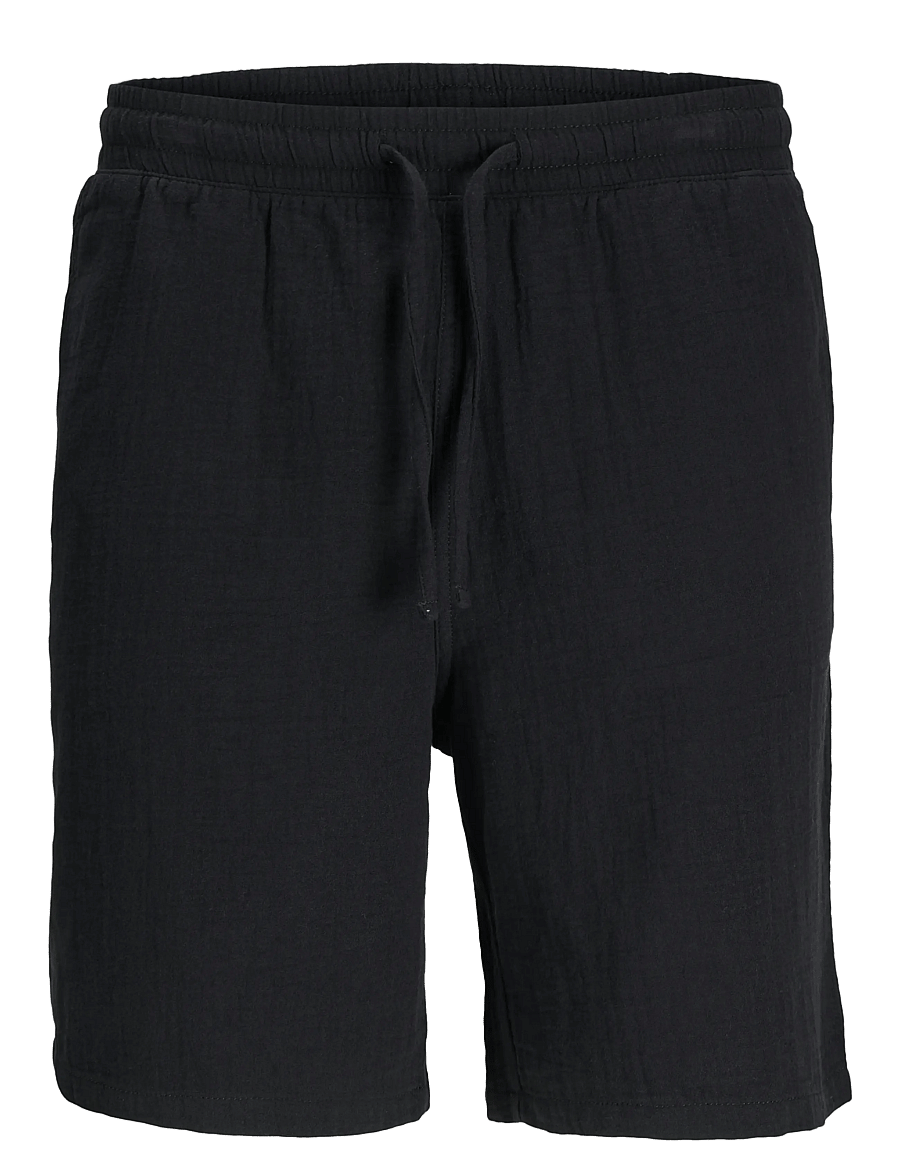 Jack & Jones - JPSTJAIDEN PATRAS JOGGER SHORT SRT - kasdienio stiliaus šortai - black - 1