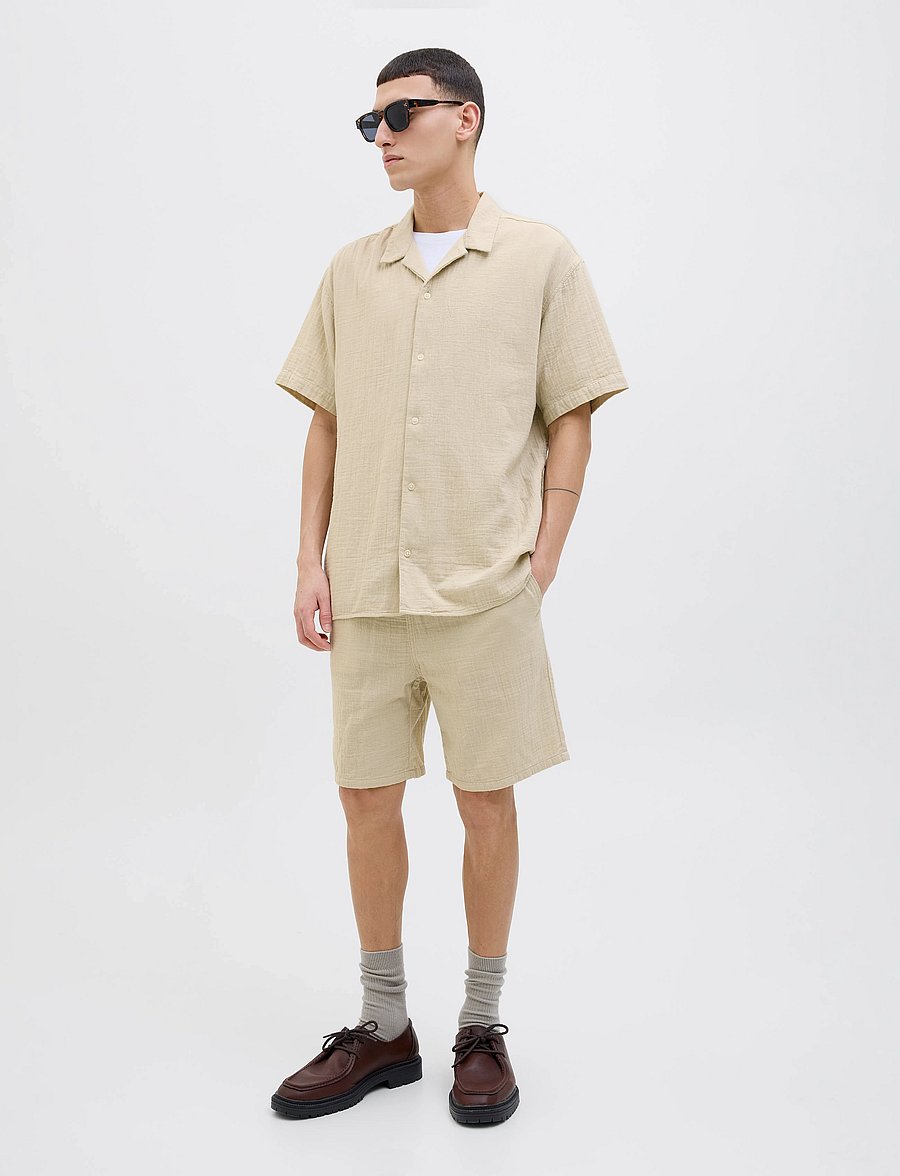 Jack & Jones - JPSTJAIDEN PATRAS JOGGER SHORT SRT - casual shorts - safari - 4