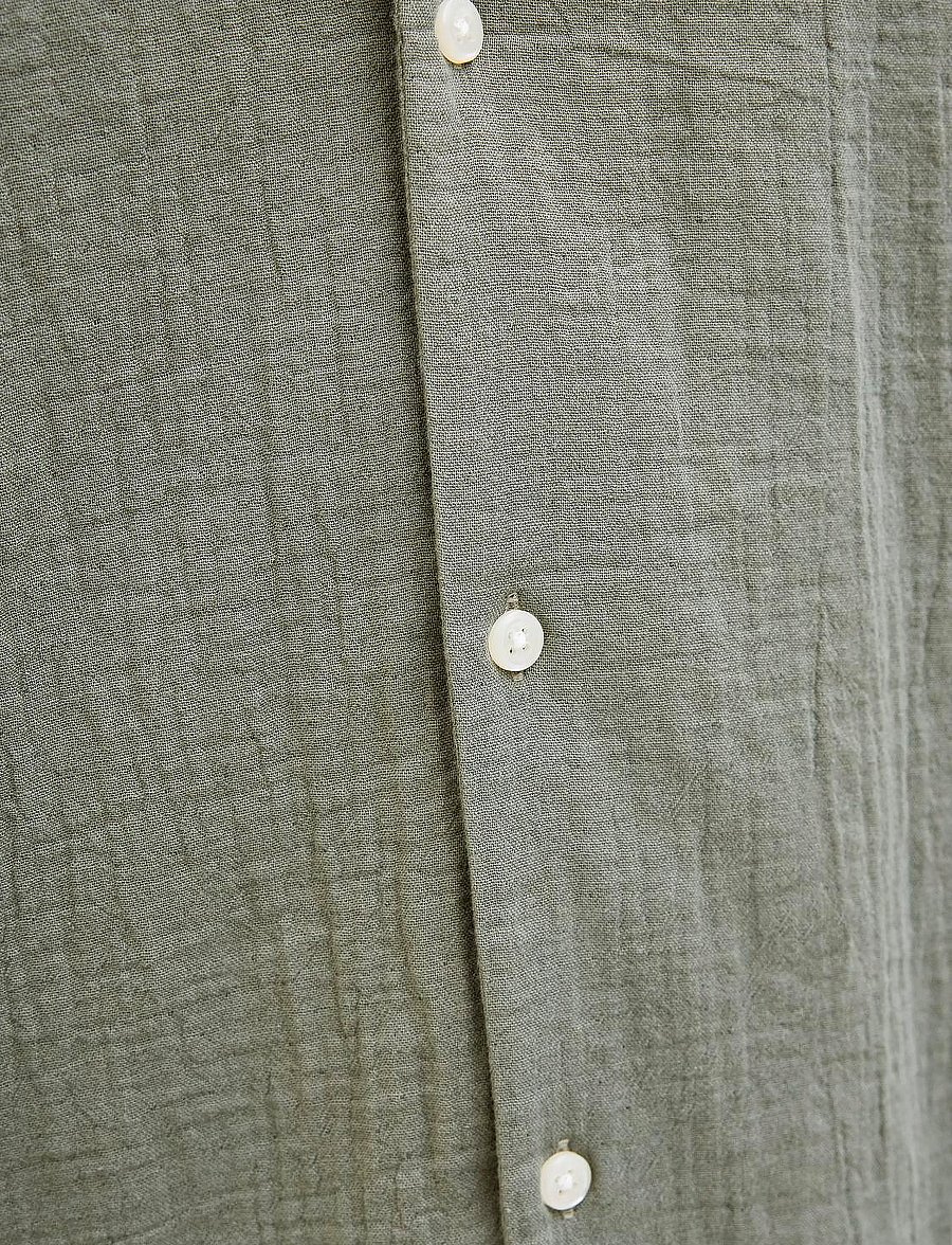 Jack & Jones - JOREASTER PATRAS RESORT SHIRT SS LN - kortærmede skjorter - mulled basil - 4