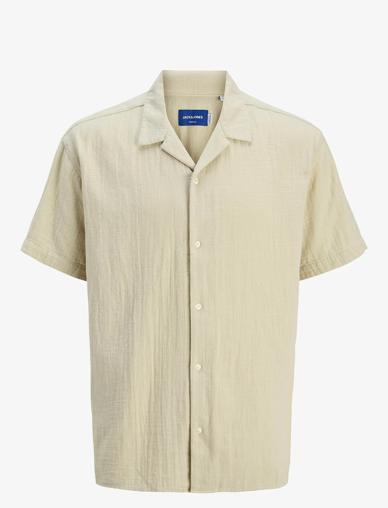 Jack & Jones - JOREASTER PATRAS RESORT SHIRT SS LN - chemises à manches courtes - safari - 1
