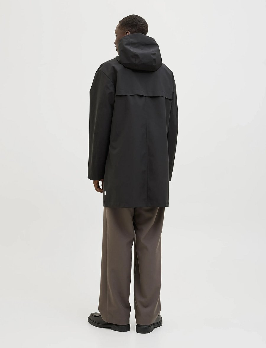 Jack & Jones - JPRCCREAGAN TECH RAIN COAT - lietpalčiai - black - 2