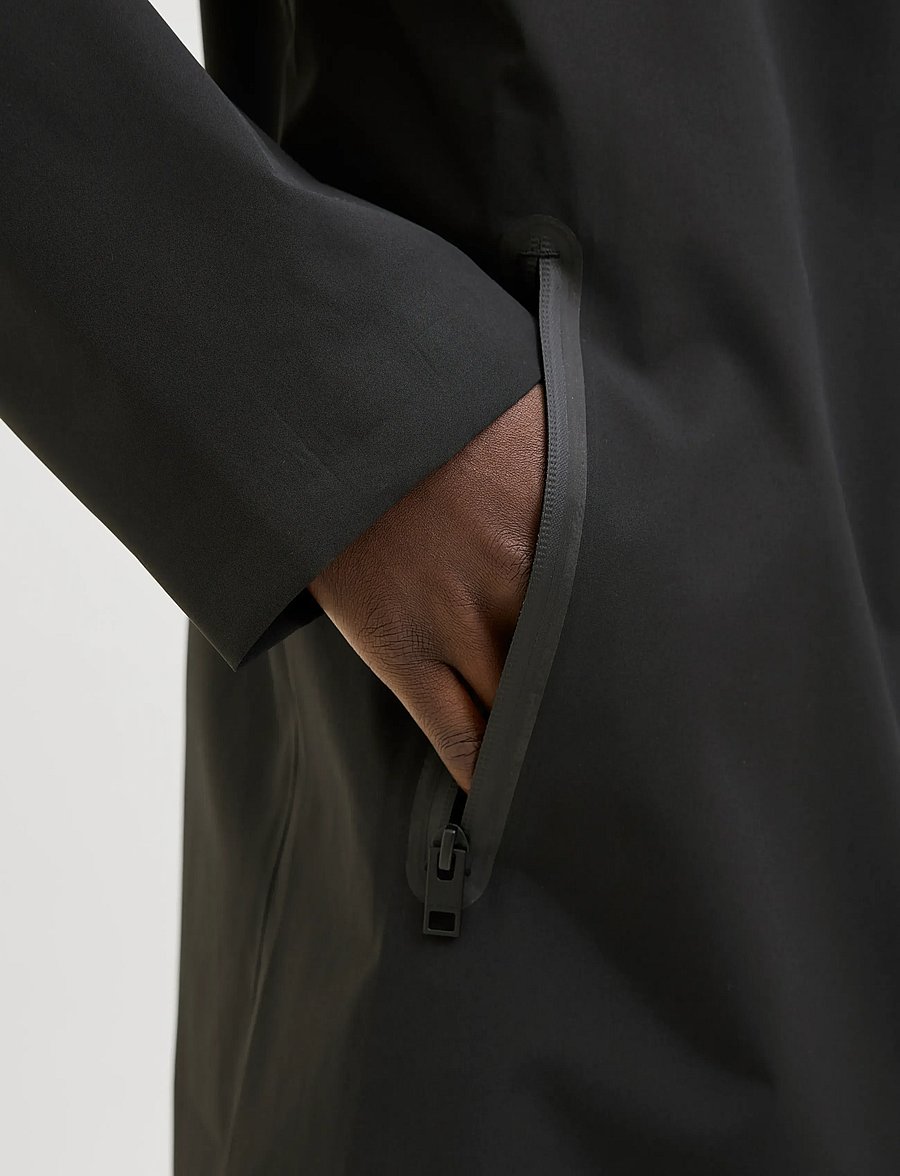 Jack & Jones - JPRCCREAGAN TECH RAIN COAT - lietpalčiai - black - 3