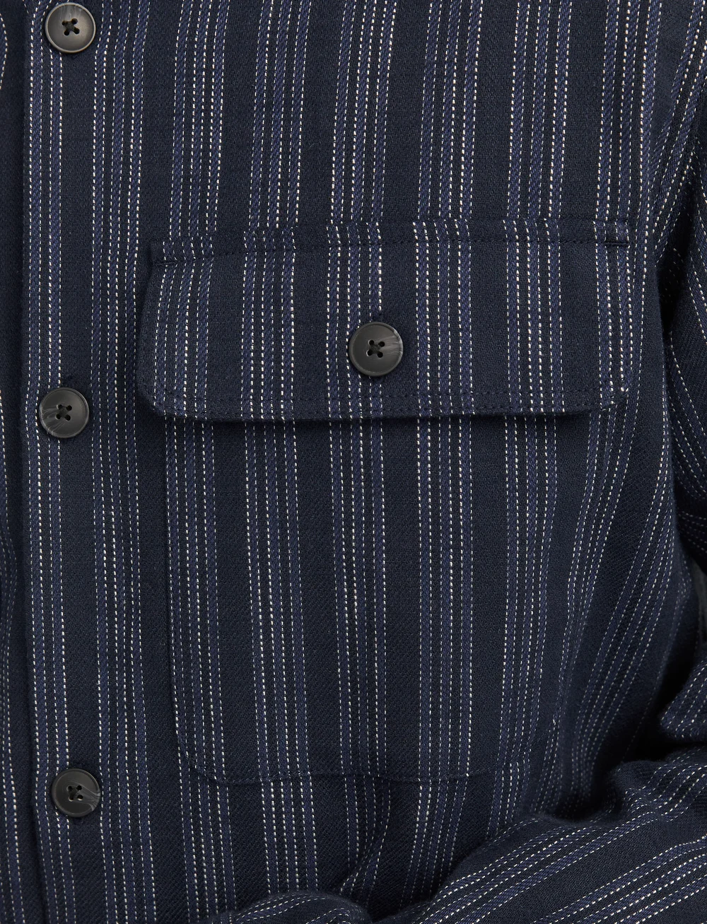 Jack & Jones - JPRCCRAYMOND SPRING STRIPE OVERSHIRT SN - collections - night sky - 4