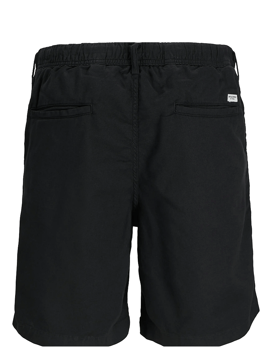 Jack & Jones - JPSTJAIDEN CAMPAIGN HYBRIDBONDISHORT SRT - linen shorts - black - 2