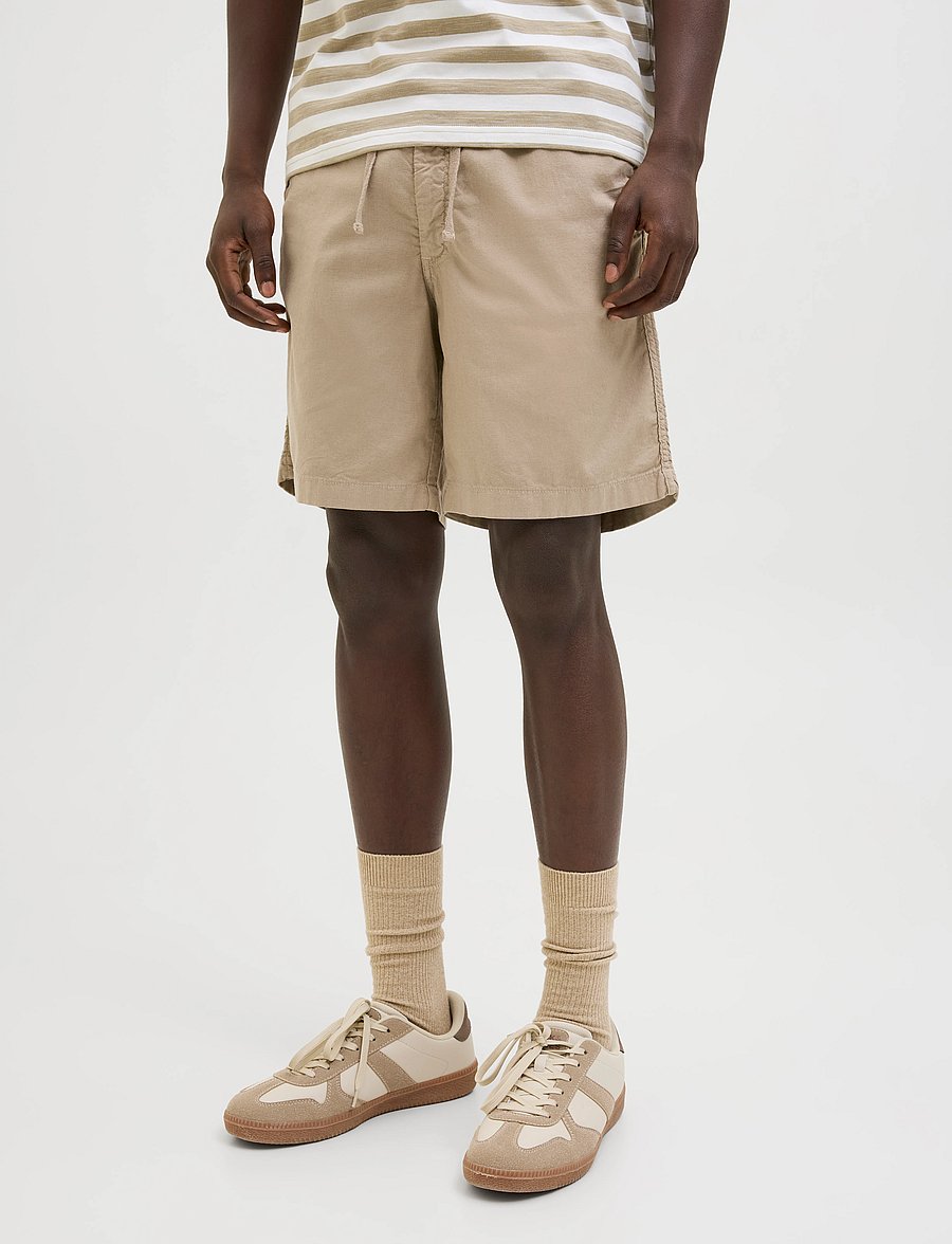 Jack & Jones - JPSTJAIDEN CAMPAIGN HYBRIDBONDISHORT SRT - linneshorts - crockery - 0