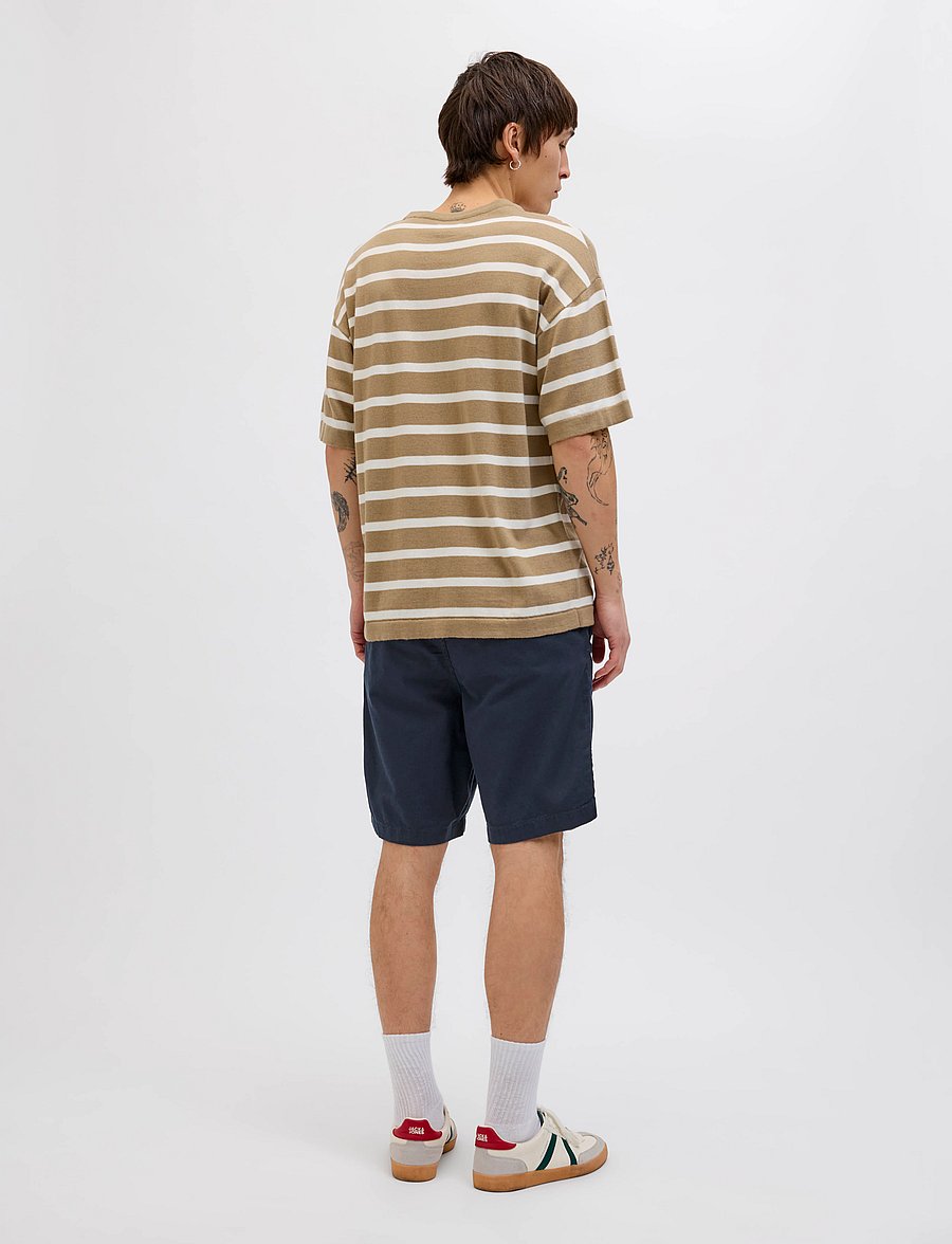 Jack & Jones - JPSTJAIDEN CAMPAIGN HYBRIDBONDISHORT SRT - linased lühikesed püksid - dark navy - 3