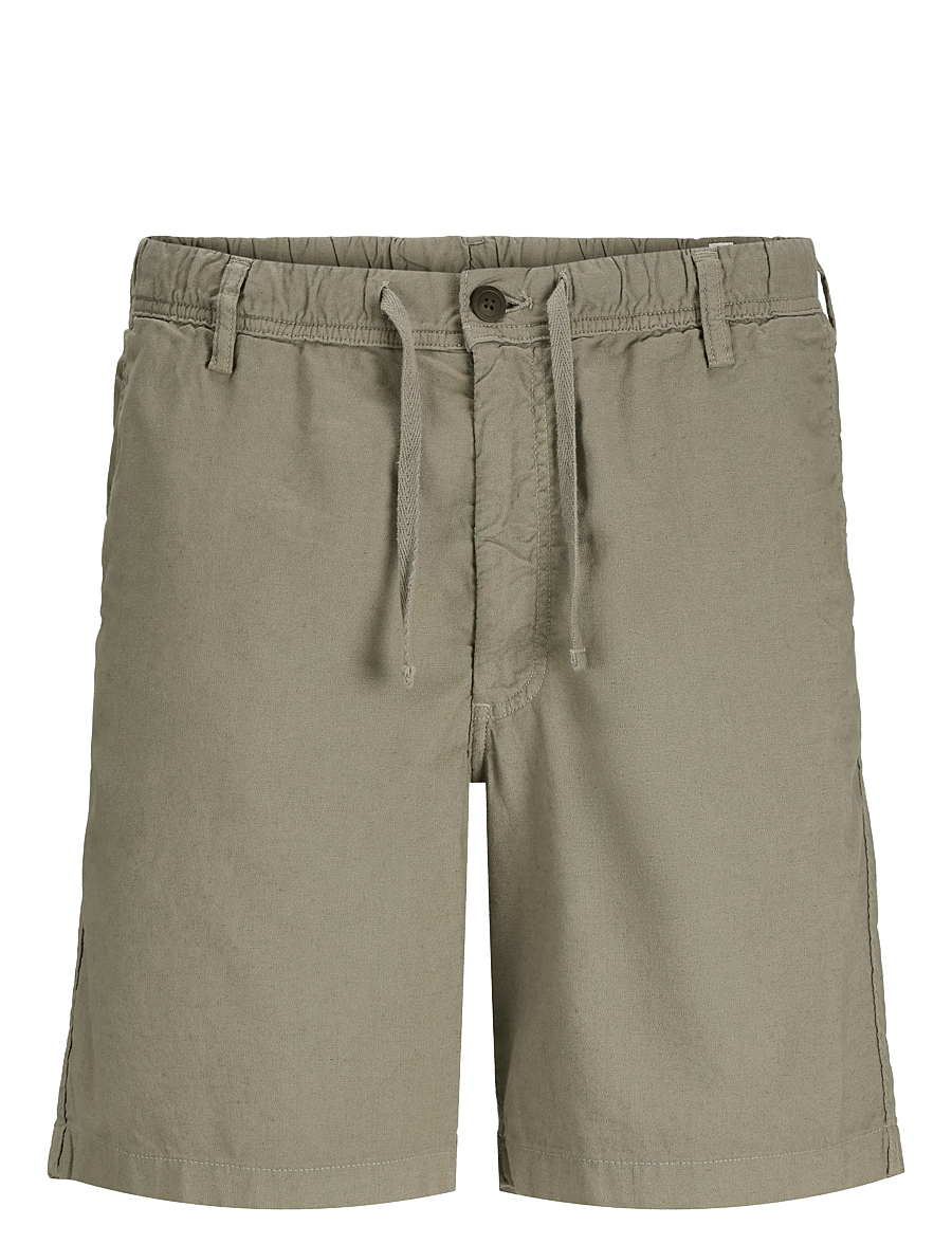 Jack & Jones - JPSTJAIDEN CAMPAIGN HYBRIDBONDISHORT SRT - leinen-shorts - dusty olive - 1