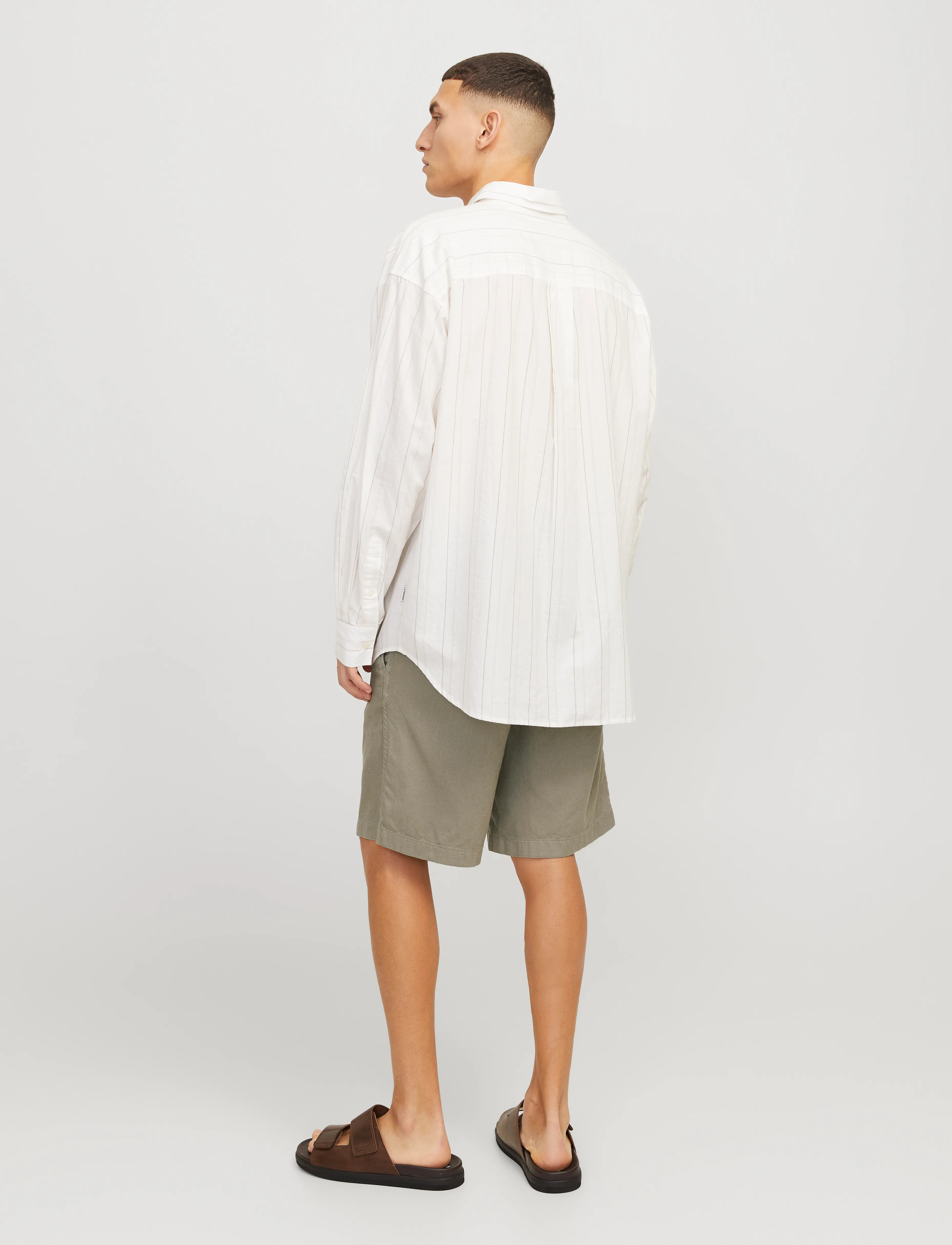 Jack & Jones - JPSTJAIDEN CAMPAIGN HYBRIDBONDISHORT SRT - hørshorts - dusty olive - 3