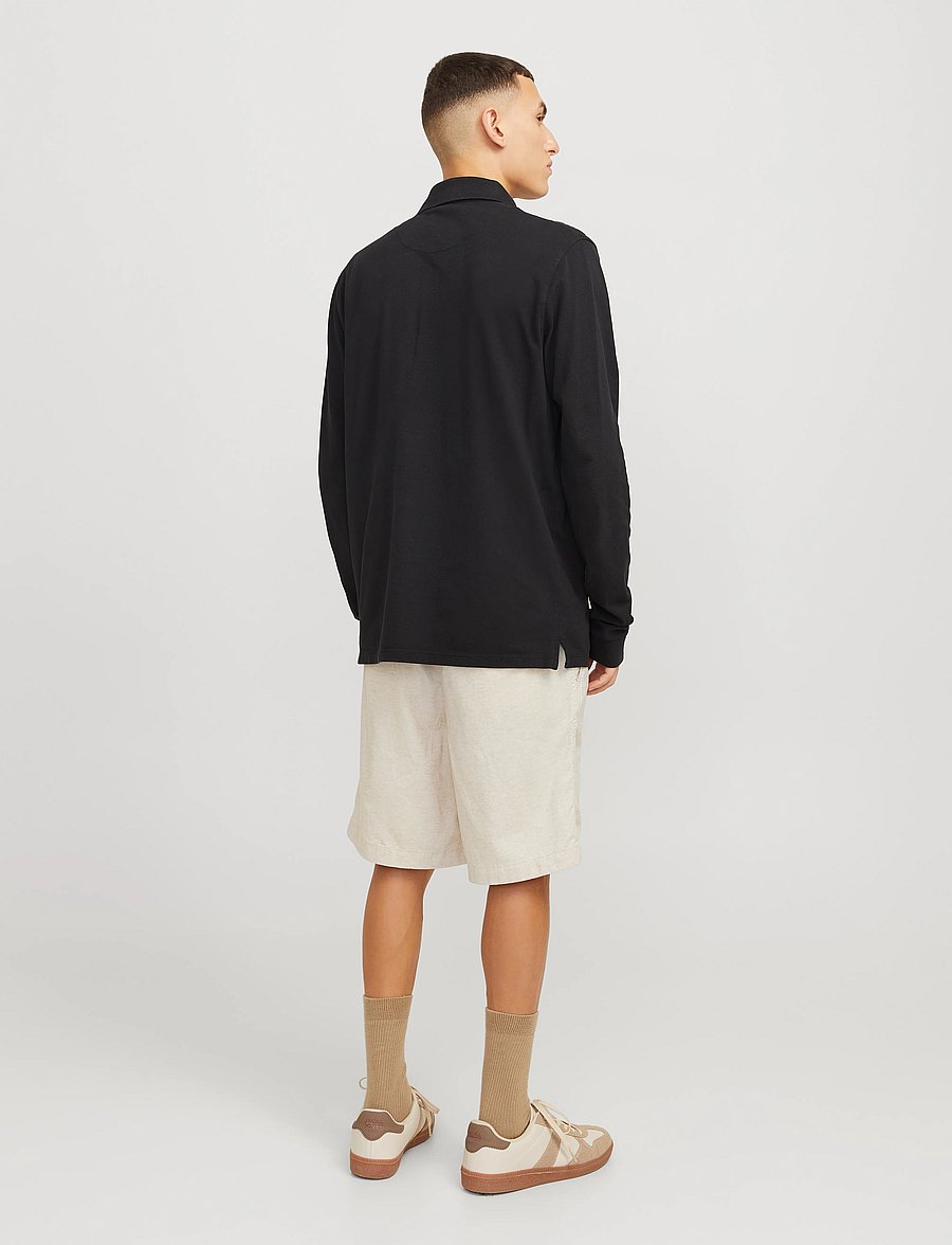 Jack & Jones - JPSTJAIDEN CAMPAIGN HYBRIDBONDISHORT SRT - linen shorts - moonbeam - 3
