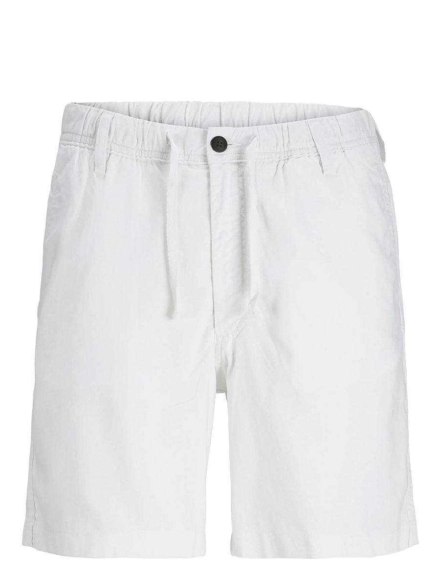 Jack & Jones - JPSTJAIDEN CAMPAIGN HYBRIDBONDISHORT SRT - linen shorts - white - 1