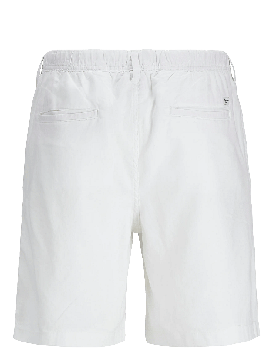 Jack & Jones - JPSTJAIDEN CAMPAIGN HYBRIDBONDISHORT SRT - linen shorts - white - 2