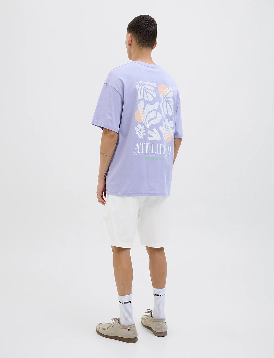 Jack & Jones - JPSTJAIDEN CAMPAIGN HYBRIDBONDISHORT SRT - linen shorts - white - 3