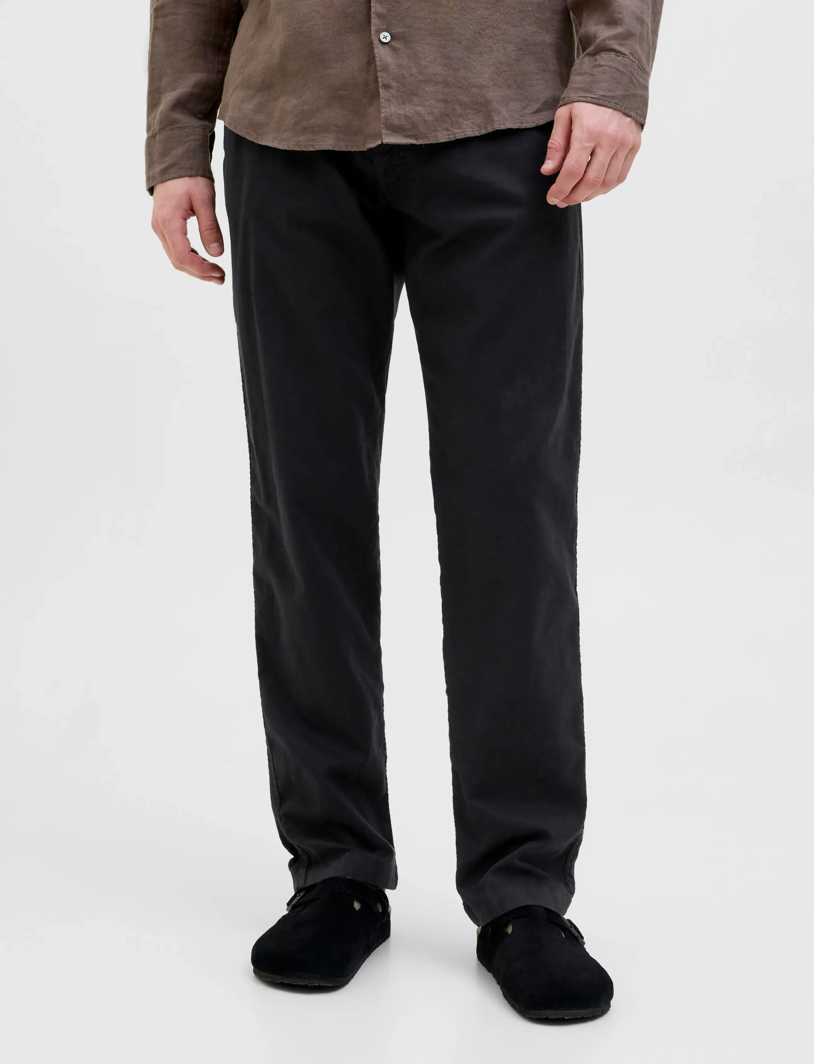 Jack & Jones JPSTKANE HYBRID BONDI JOGGER SN - Püksid - BLACK / black
