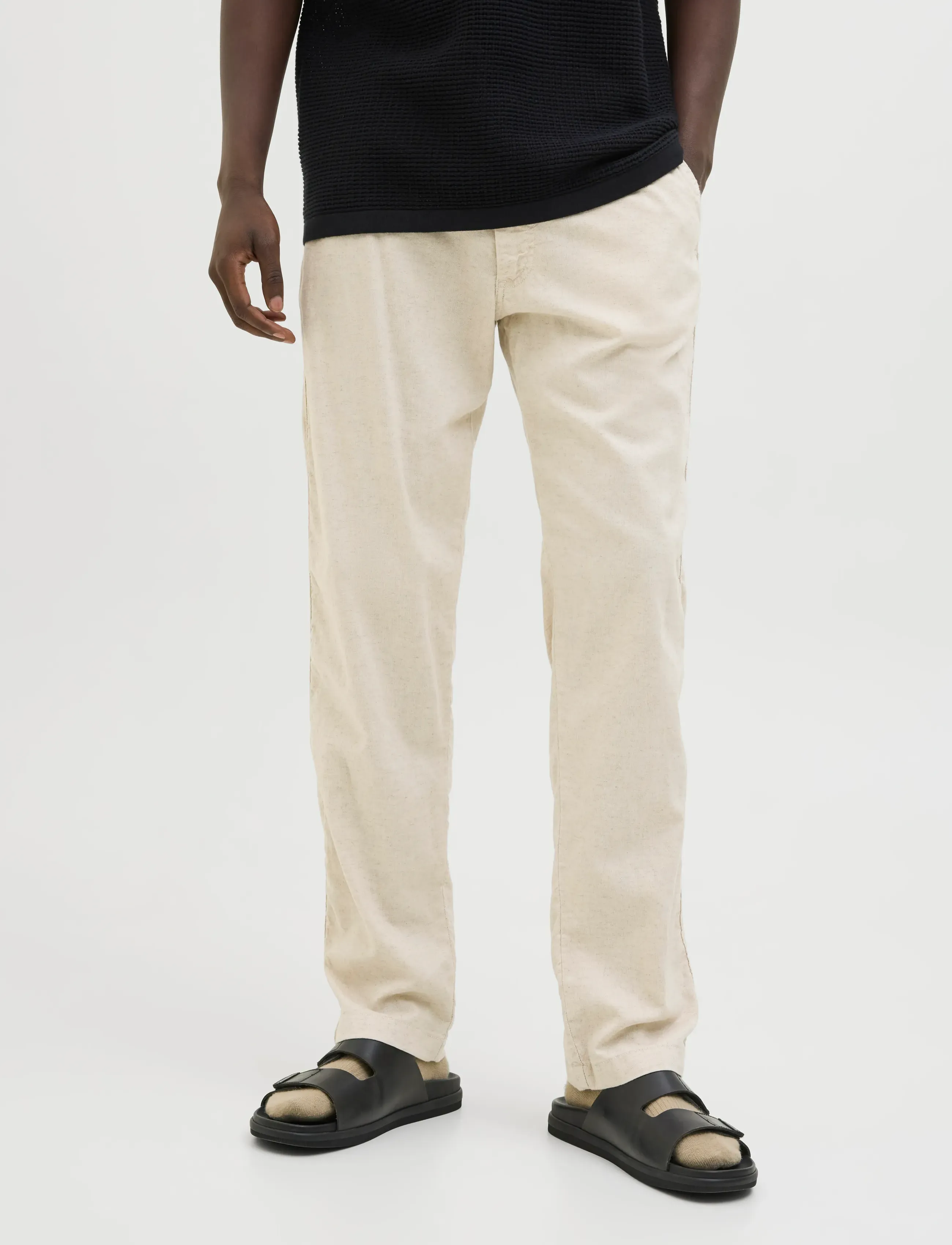 Jack & Jones JPSTKANE HYBRID BONDI JOGGER SN - Riided - MOONBEAM / cream