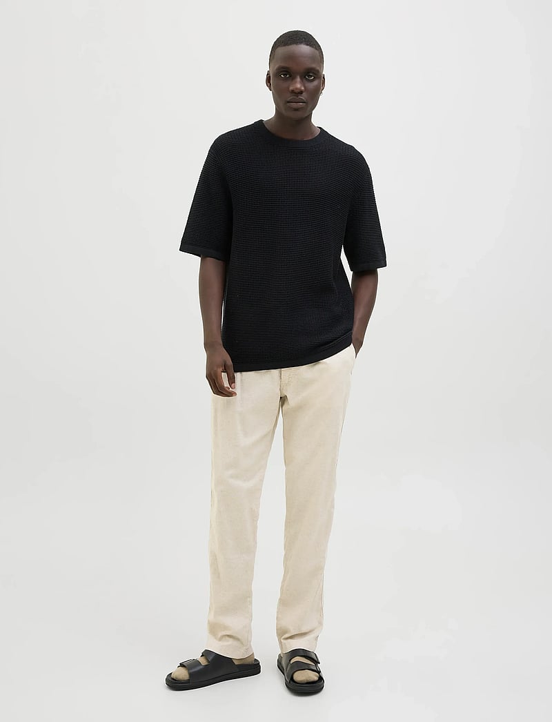Jack & Jones - JPSTKANE HYBRID BONDI JOGGER SN - leinenhosen - moonbeam - 4
